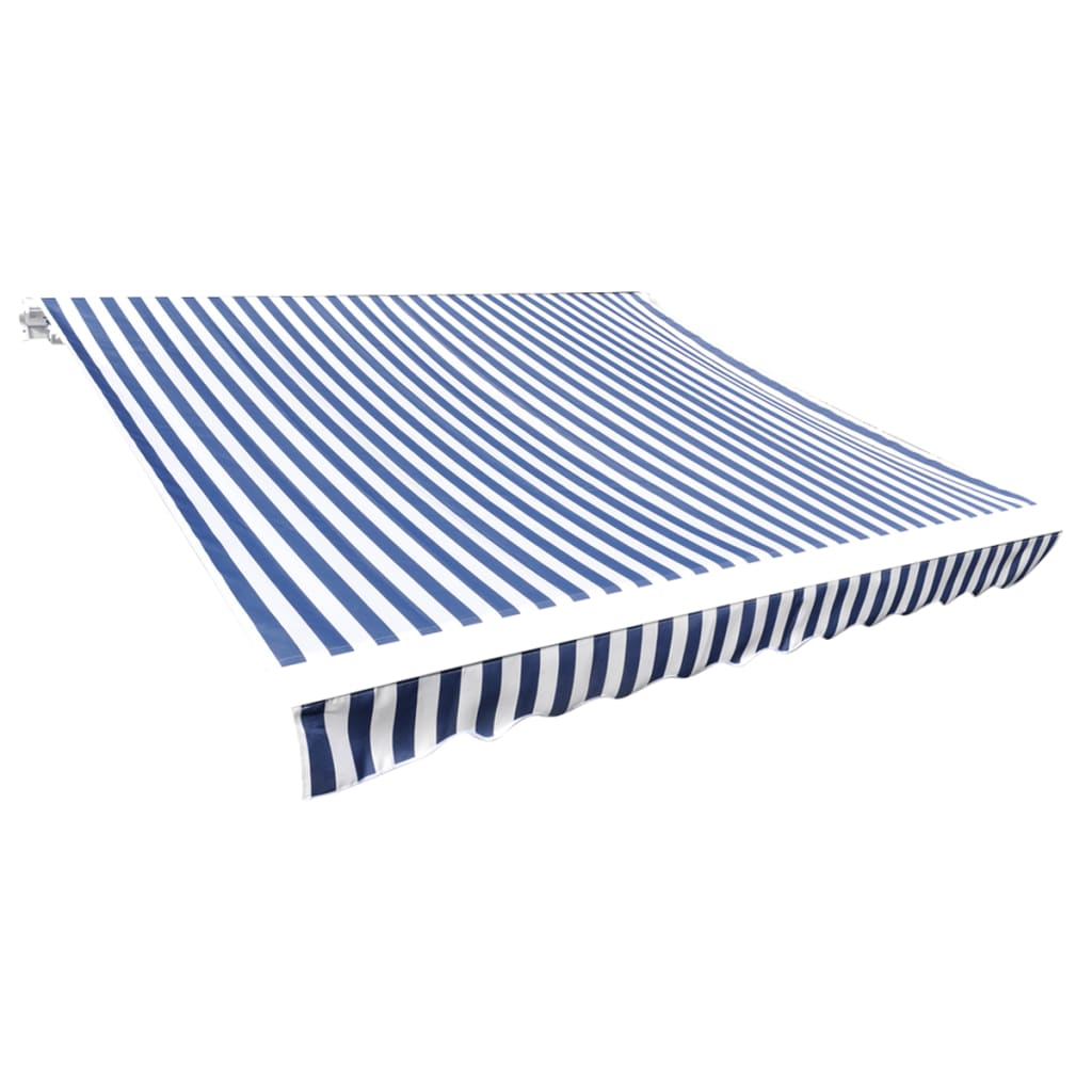 Awning Top Canvas Blue & White 9' 10X8' 2 (Frame Not Included)