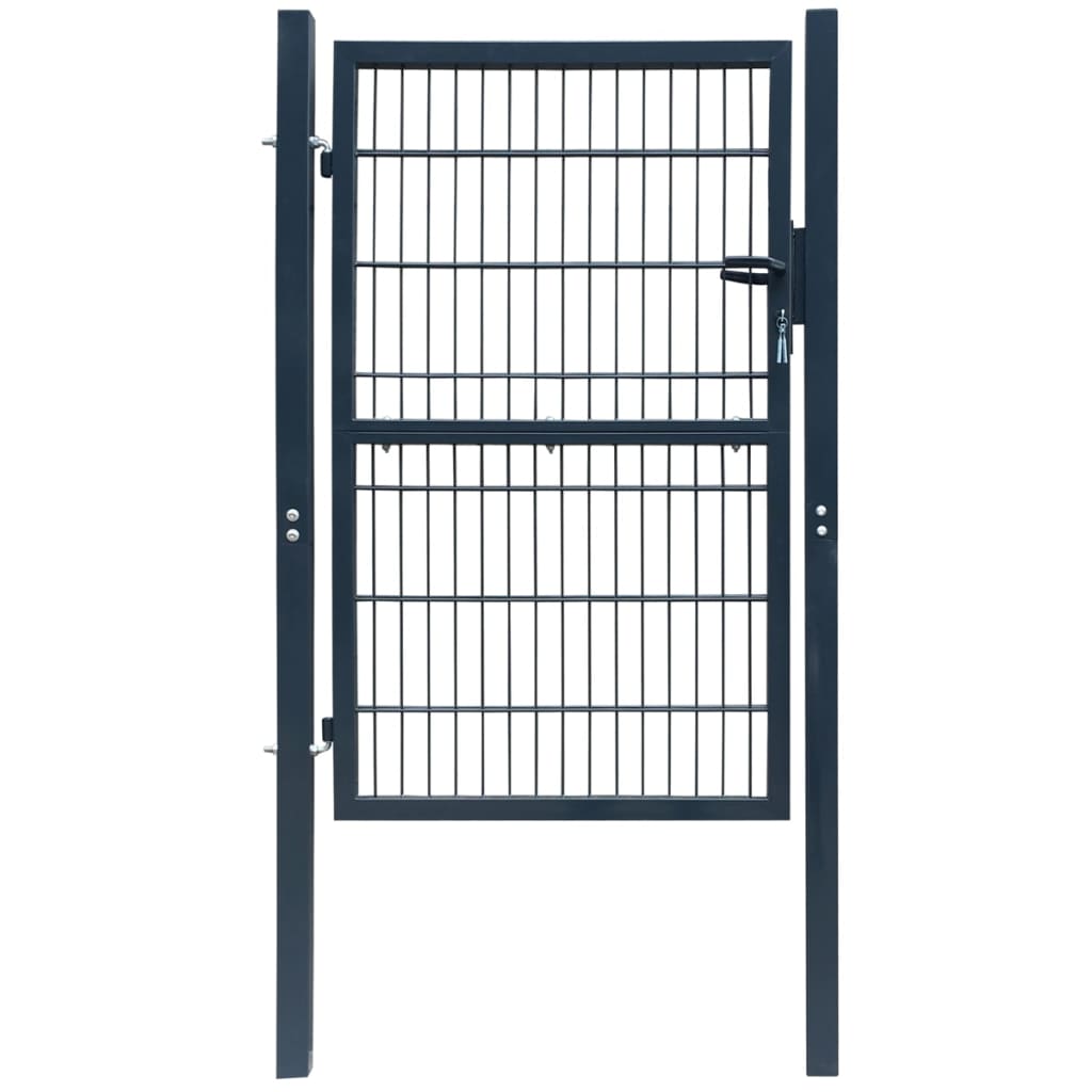 Vidaxl 2D Fence Gate (Single) Anthracite Gray 41.7 X 82.7