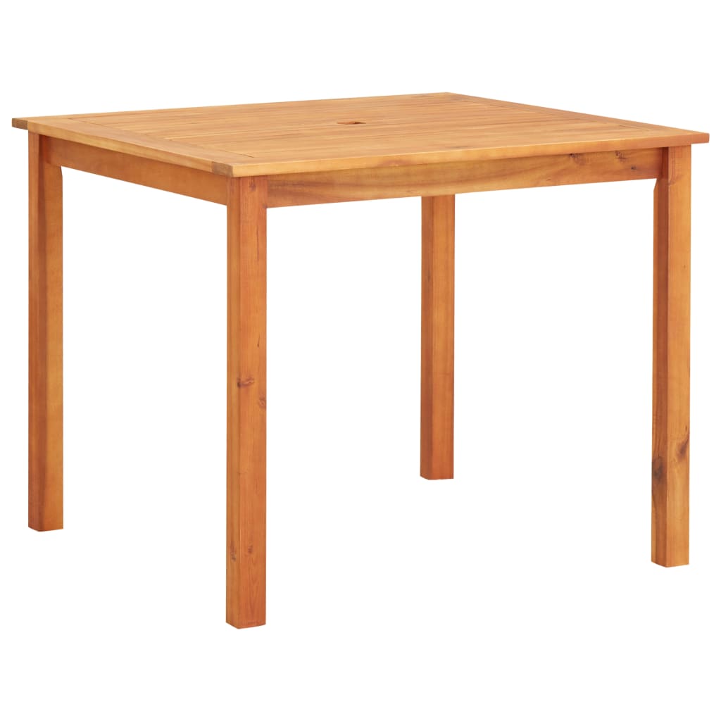 Vidaxl Patio Table 34.6X34.6X29.1 Solid Acacia Wood