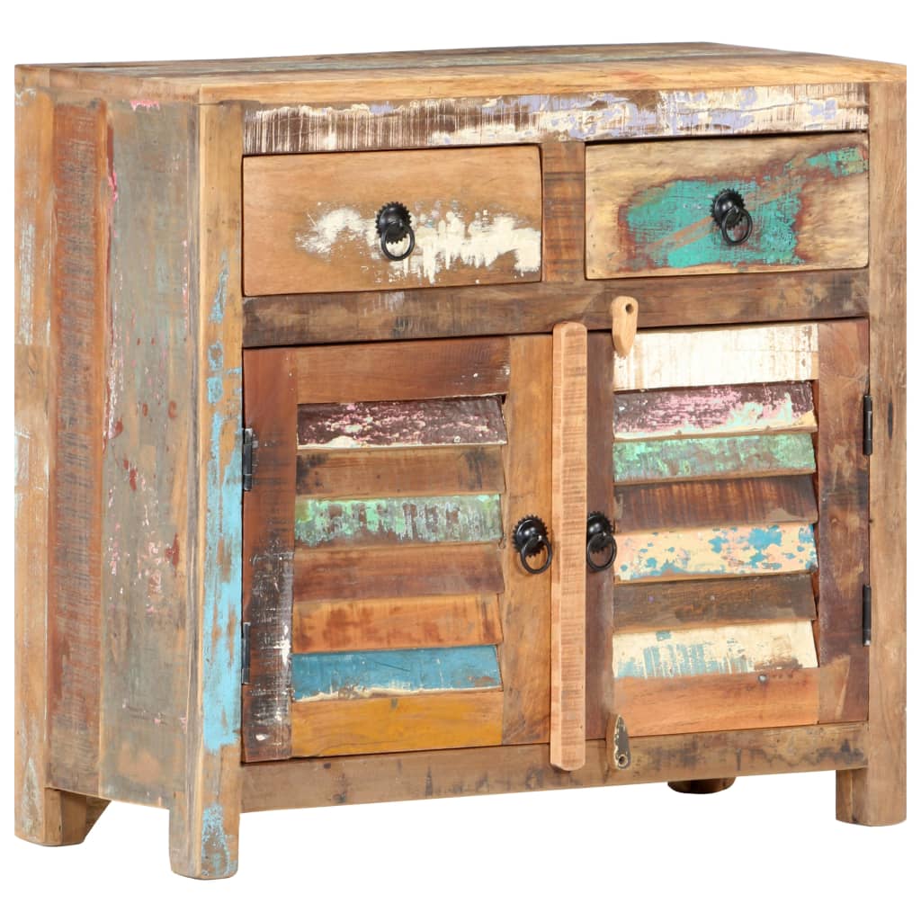 Vidaxl Sideboard 27.6X11.8X26.8 Solid Reclaimed Wood