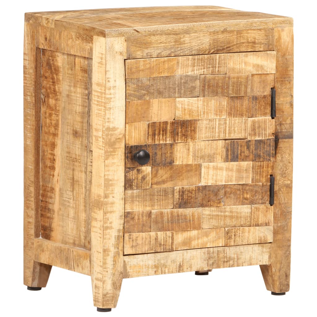 Vidaxl Bedside Cabinet 11.8X15.7X19.7 Solid Mango Wood