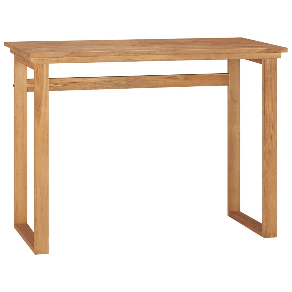 Vidaxl Desk 39.4X17.7X29.5 Solid Teak Wood