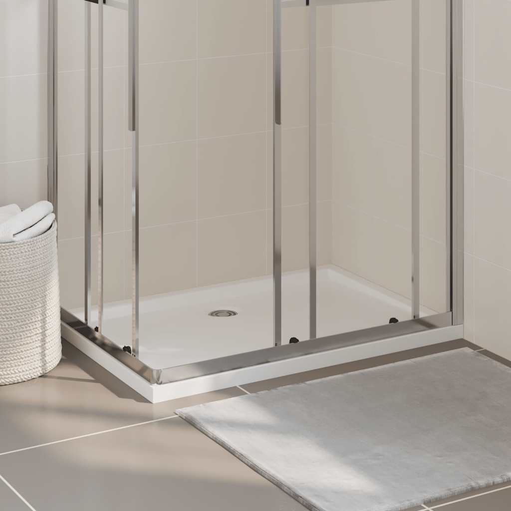 Vidaxl Rectangular Abs Shower Base Tray White 27.6X39.4