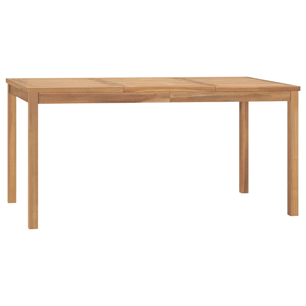 Vidaxl Patio Dining Table 63X31.5X30.3 Solid Teak Wood