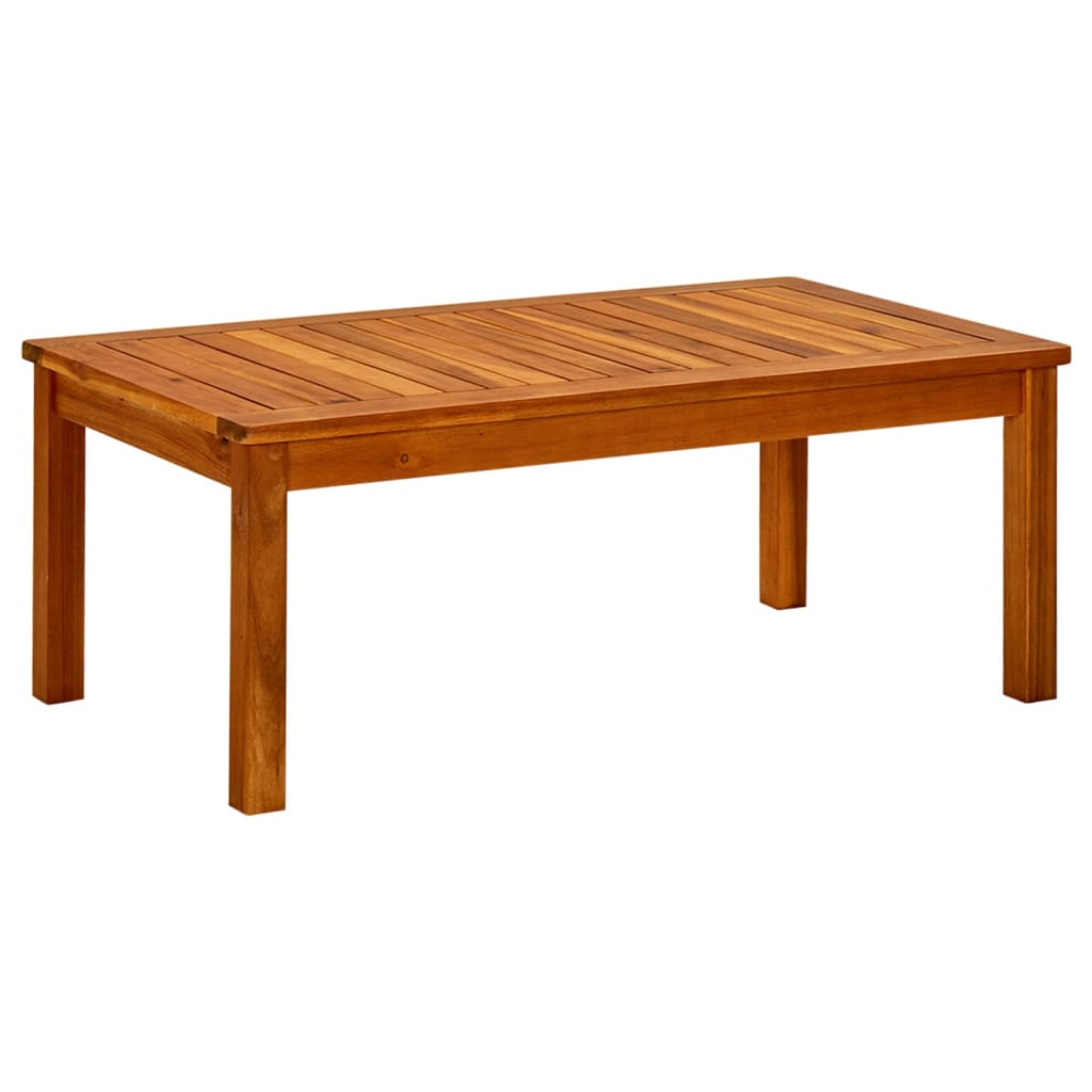 Vidaxl Patio Coffee Table 35.4X19.7X14.2 Solid Acacia Wood