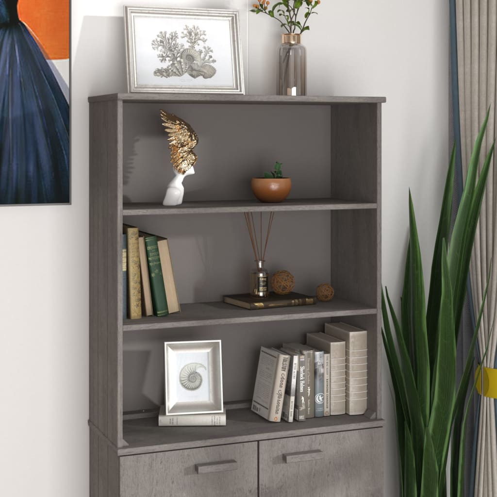 Vidaxl Top For Highboard Light Gray 33.5X13.8X39.4 Solid Wood Pine