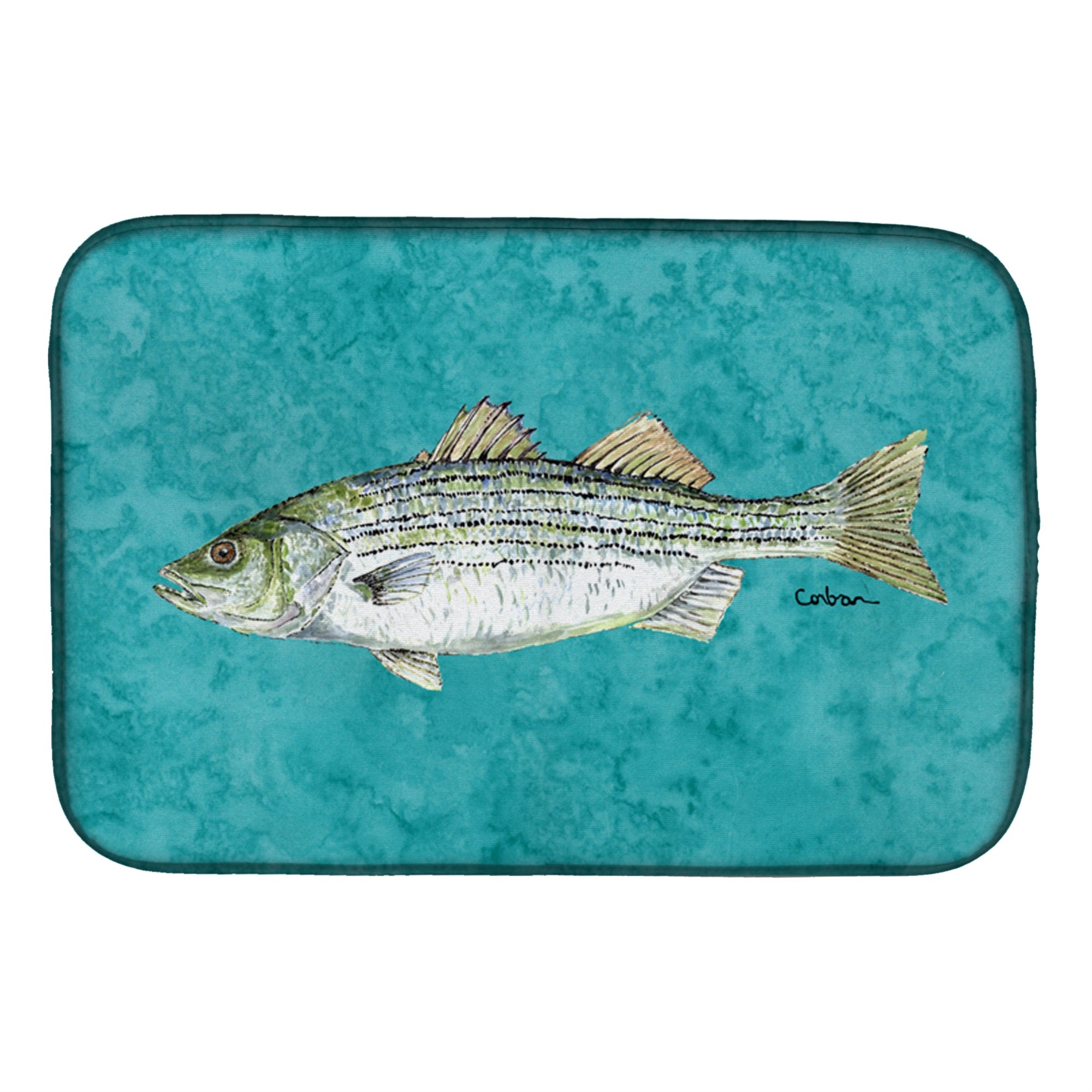 Caroline'S Treasures 8720Ddm Dish Drying Mat, 14 X 21, Multicolor
