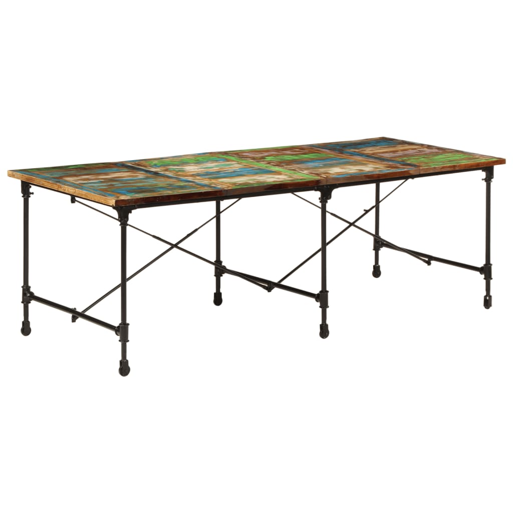 Vidaxl Dining Table 86.6X35.4X30.3 Solid Wood Reclaimed