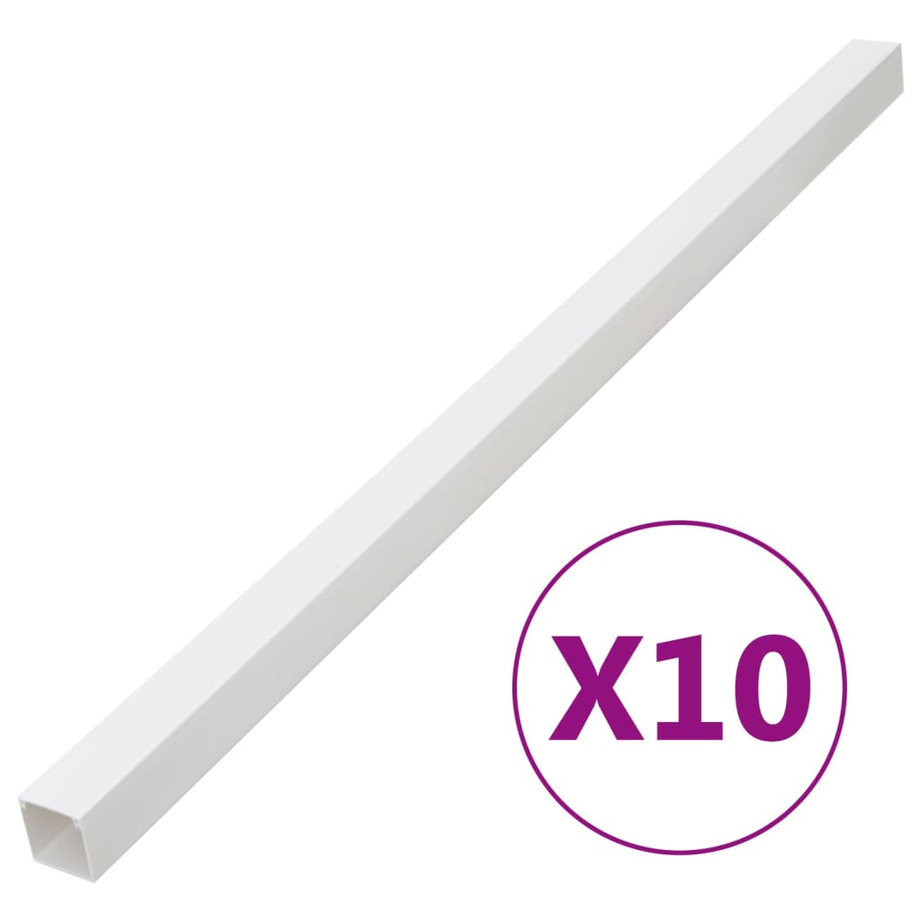 Vidaxl Cable Trunking 3.9X2.4 32.8 Pvc