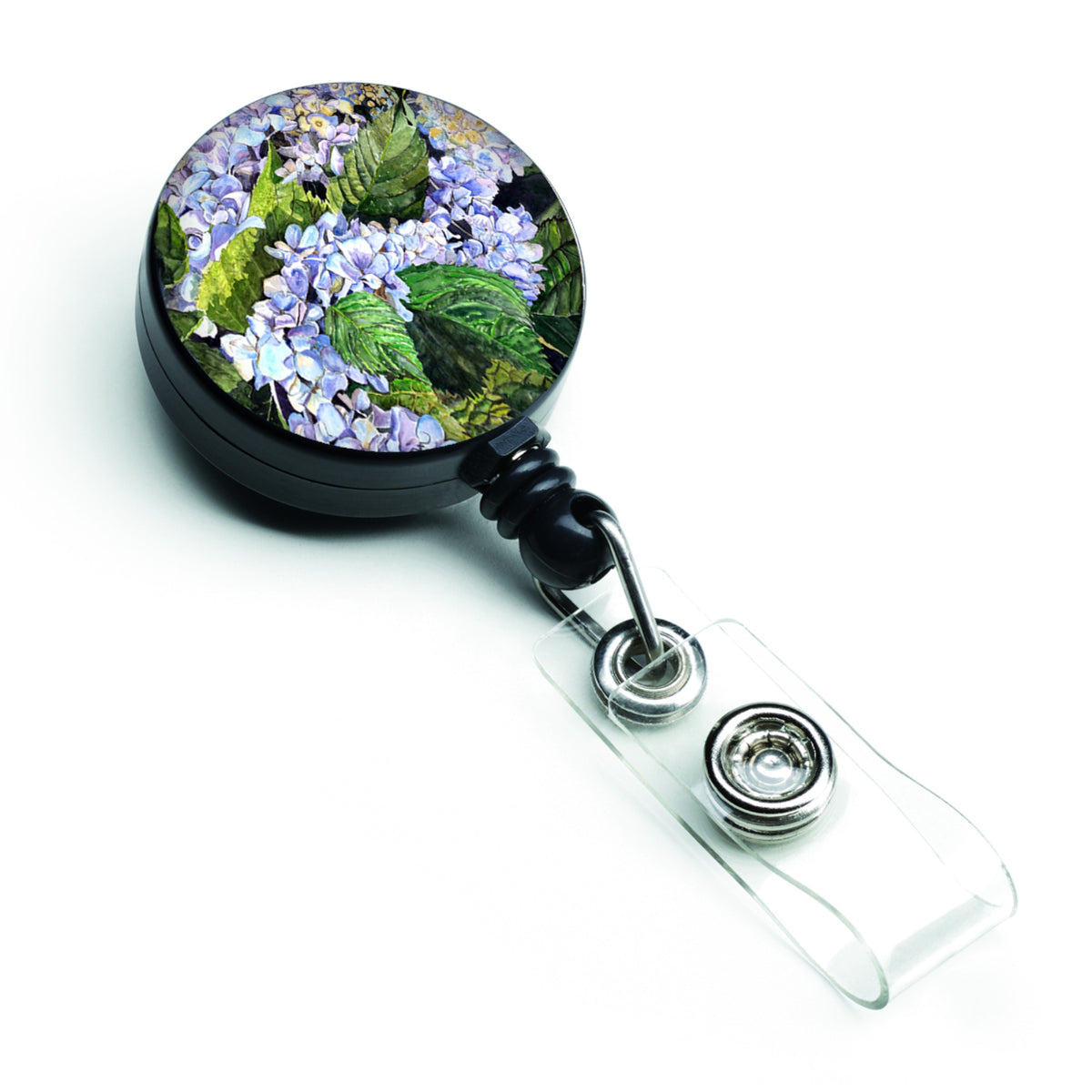 Caroline'S Treasures Hydrangea Retractable Badge Reel, Multicolor (8730Br)