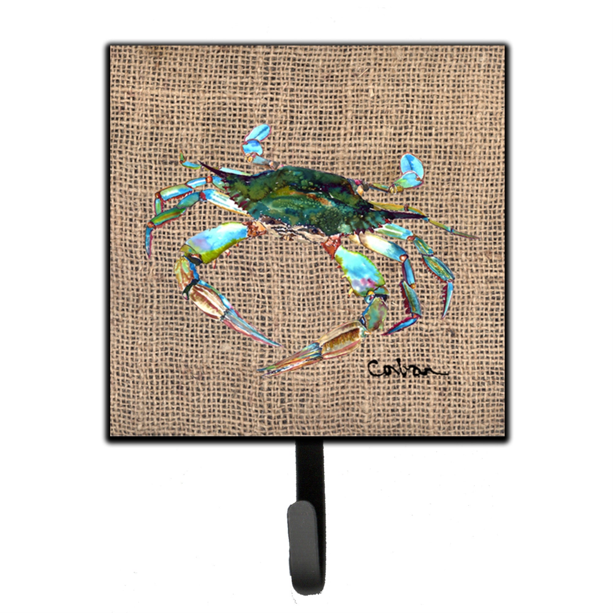 Caroline'S Treasures 8731Sh4 Crab Leash Holder Or Key Hook, Small, Multicolor