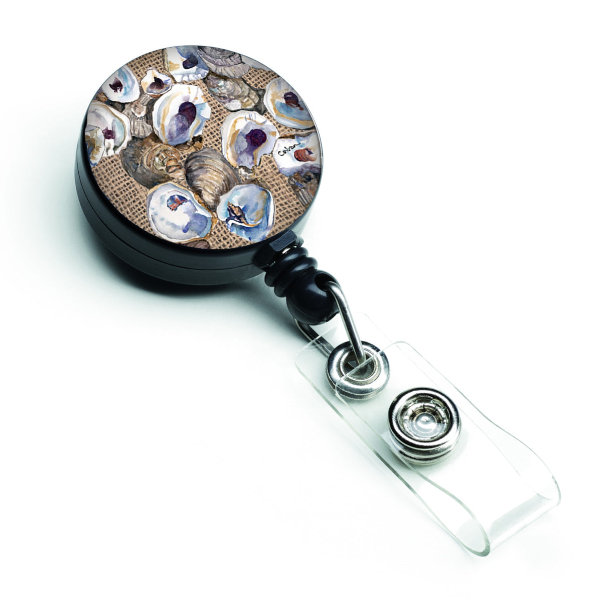 Caroline'S Treasures Oyster Retractable Badge Reel, Multicolor (8734Br)