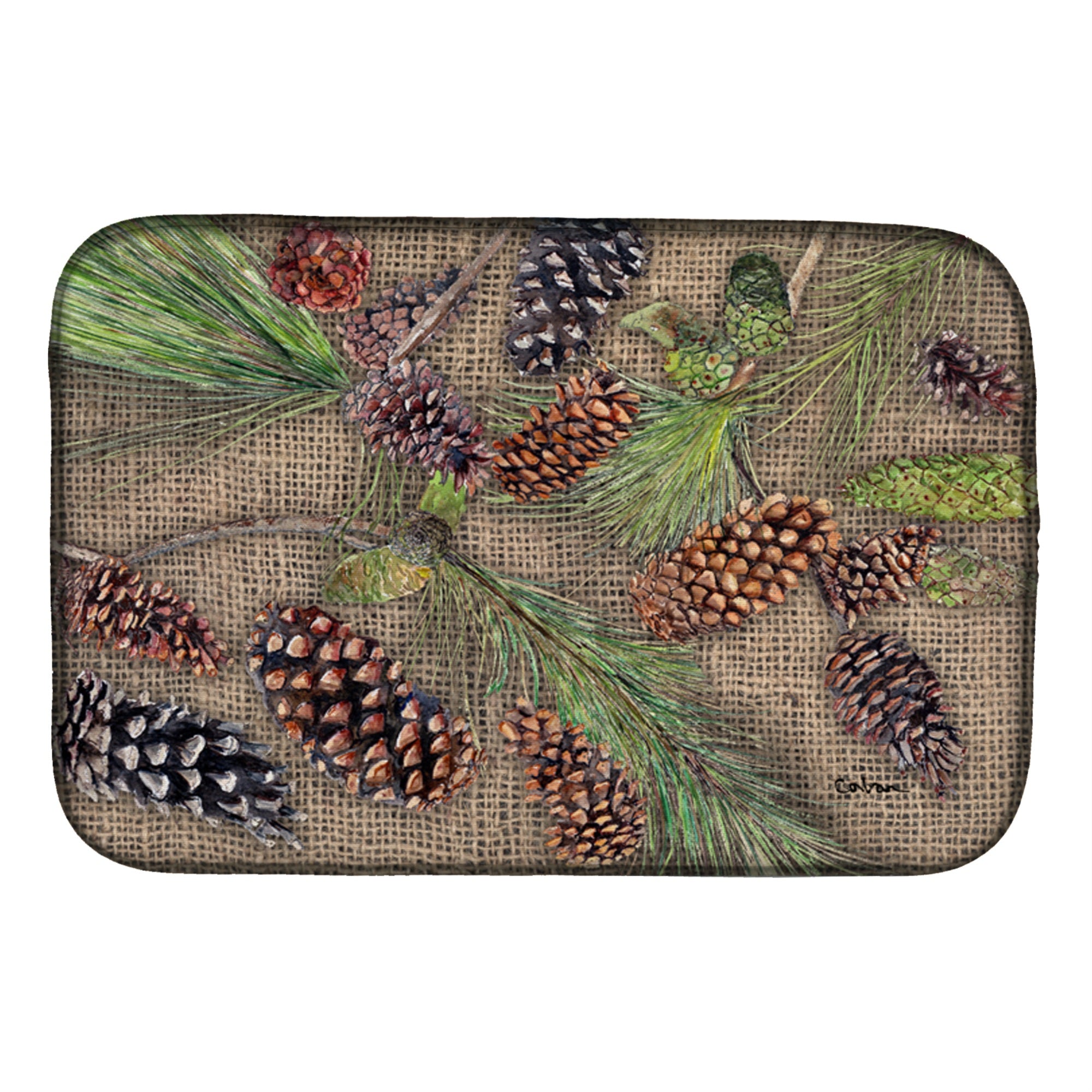 Caroline'S Treasures 8735Ddm Dish Drying Mat, 14 X 21, Multicolor