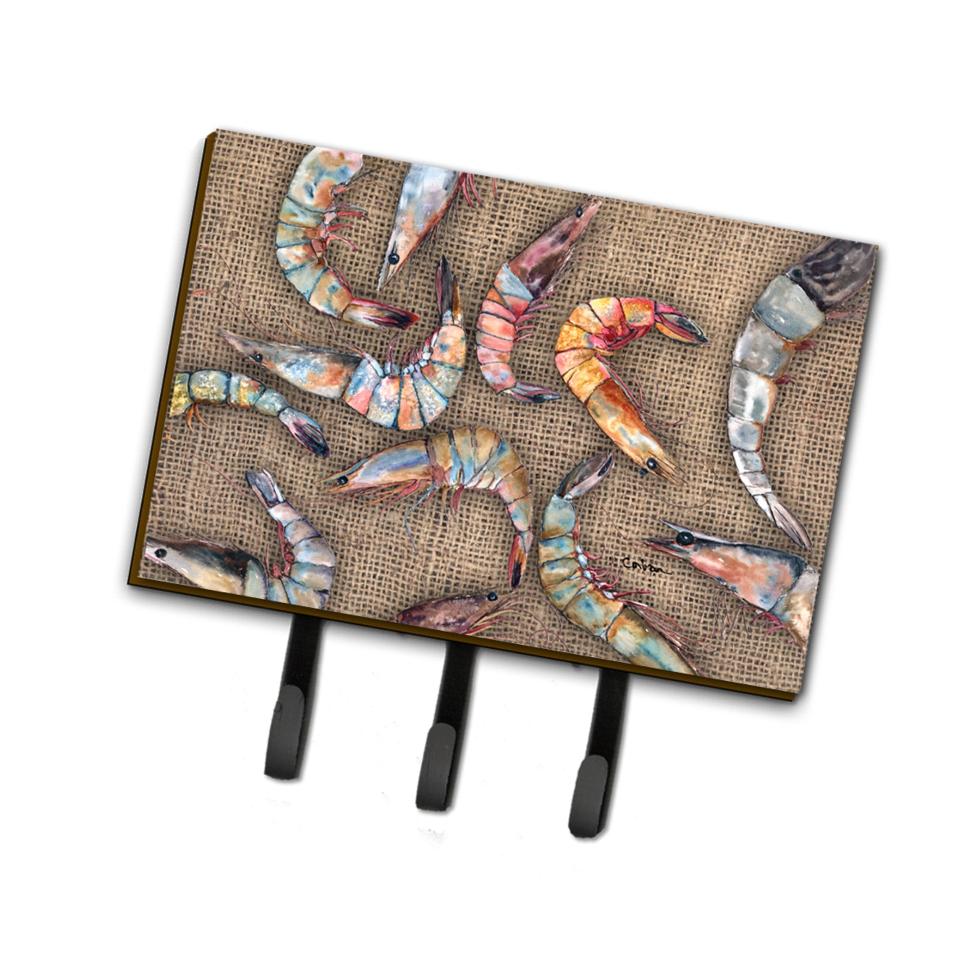 Caroline'S Treasures 8738Th68 Shrimp Leash Or Key Holder, Large, Multicolor