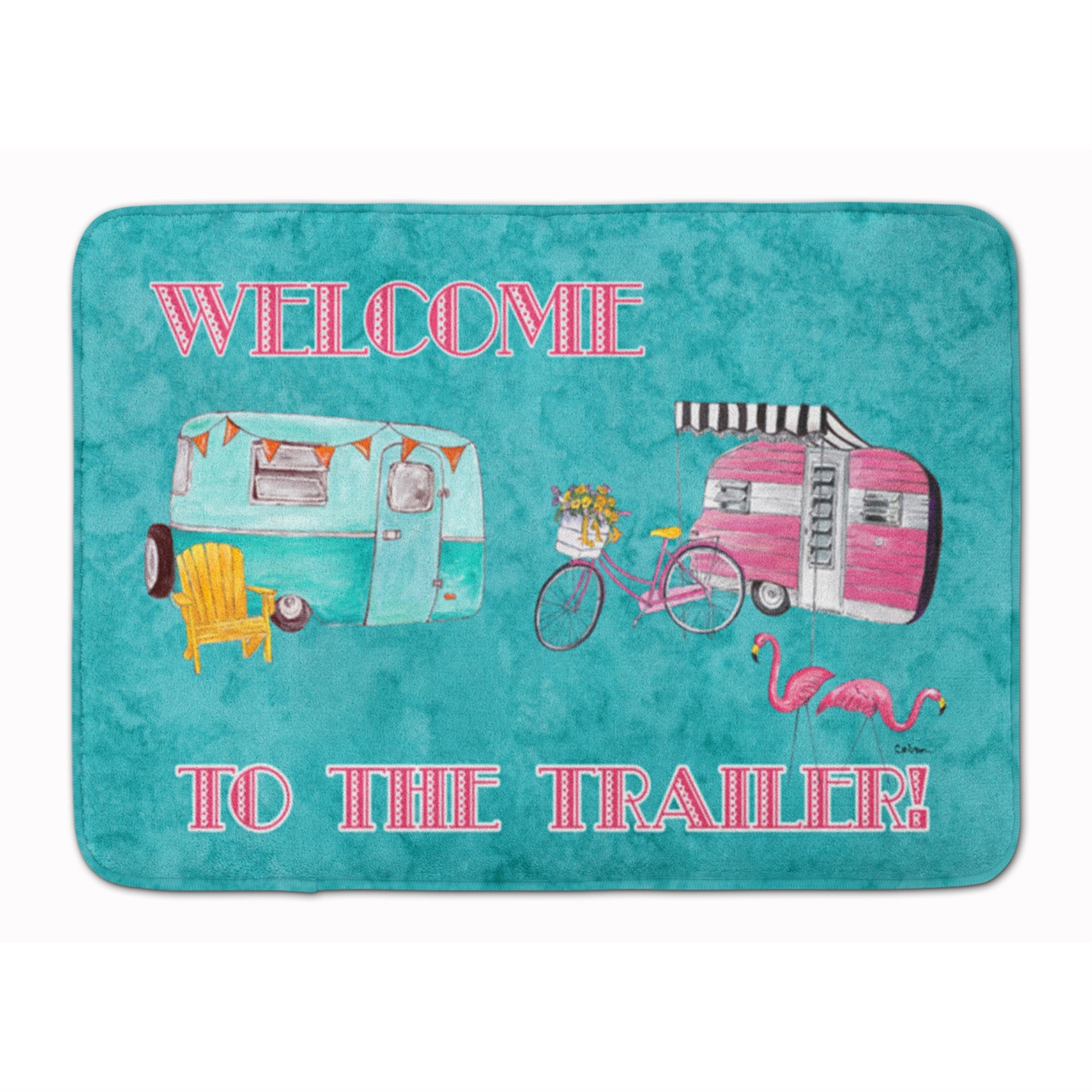 Caroline'S Treasures Another Day In Paradise Floor Mat, 19 X 27, Multicolor