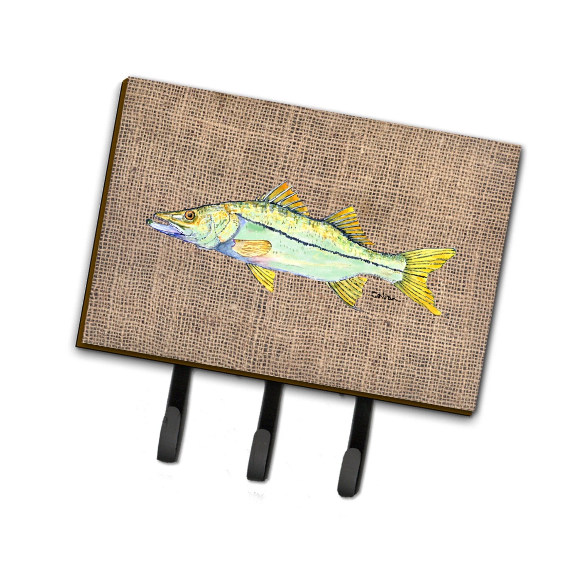 Caroline'S Treasures 8772Th68 Fish-Snook Leash Holder Or Key Hook, Large, Multicolor