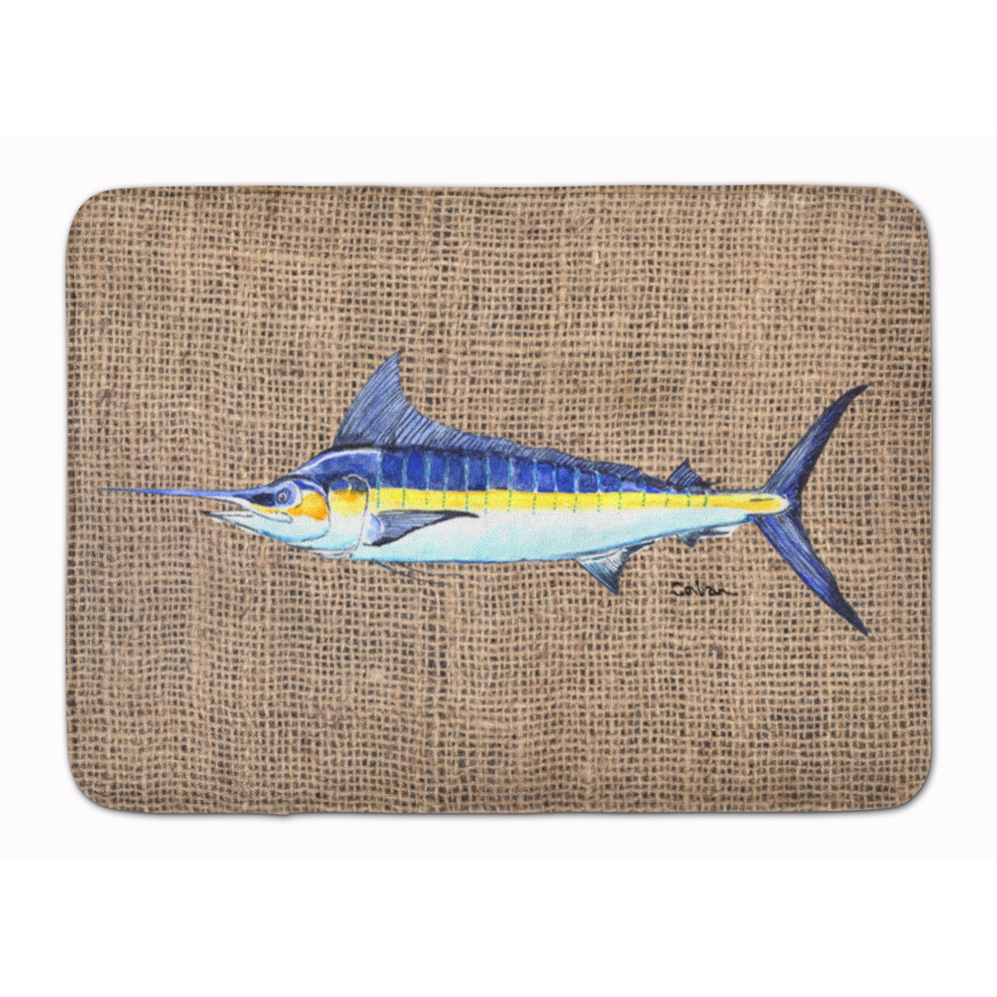 Caroline'S Treasures Fish - Marlin Floor Mat, 19 X 27, Multicolor
