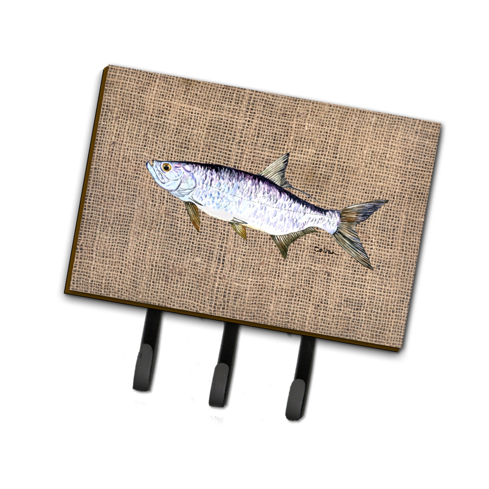 Caroline'S Treasures 8774Th68 Fish-Tarpon Leash Holder Or Key Hook, Large, Multicolor