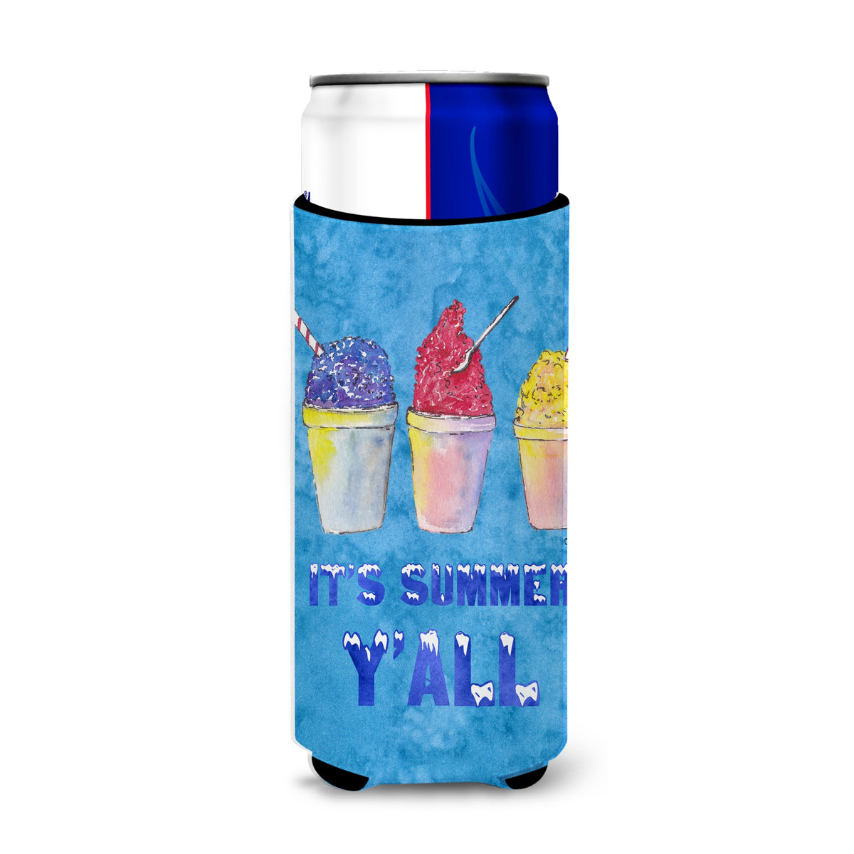Snowballs And Snowcones Ultra Beverage Insulators For Slim Cans 8779Muk