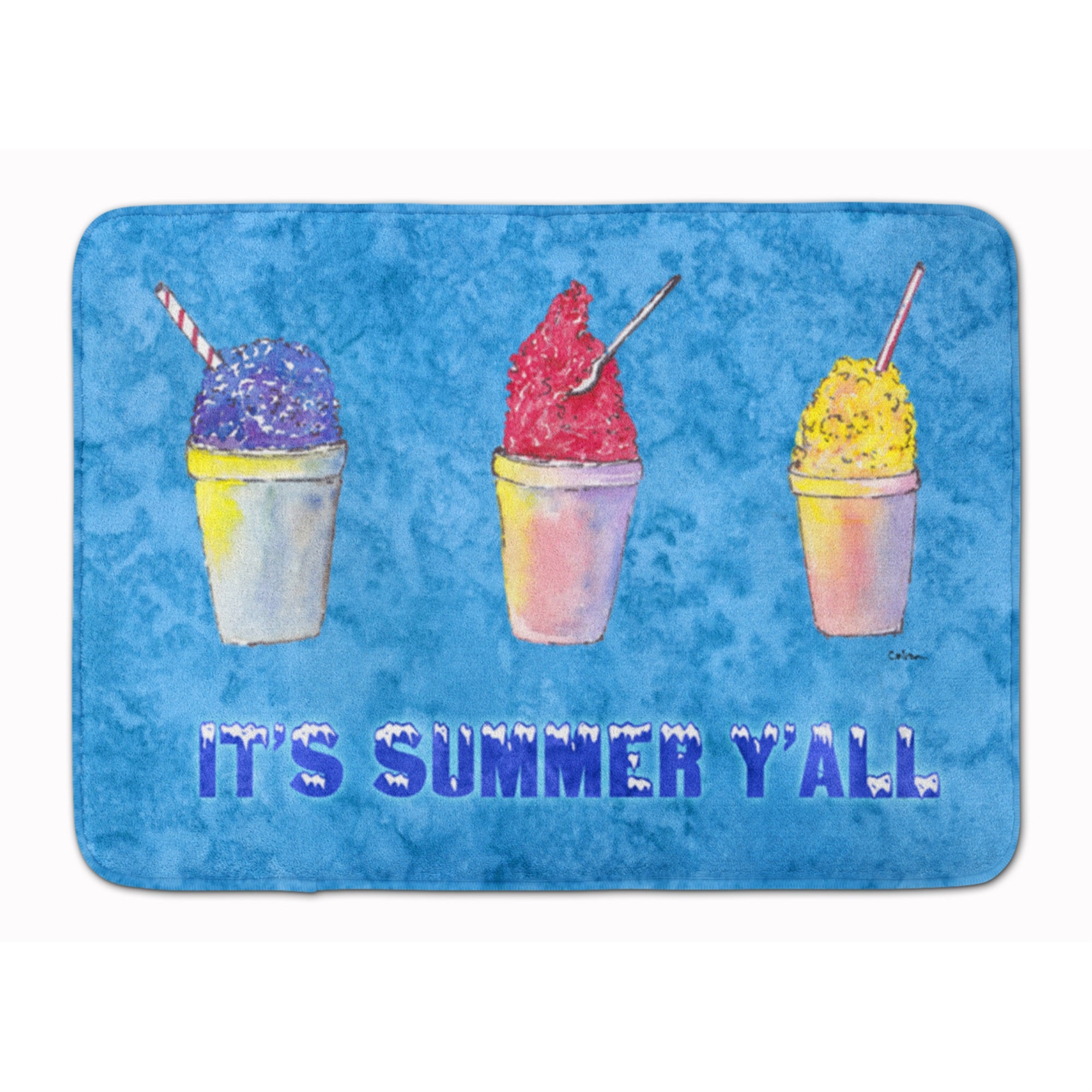 Caroline'S Treasures Snowballs And Snowcones Floor Mat, 19 X 27, Multicolor
