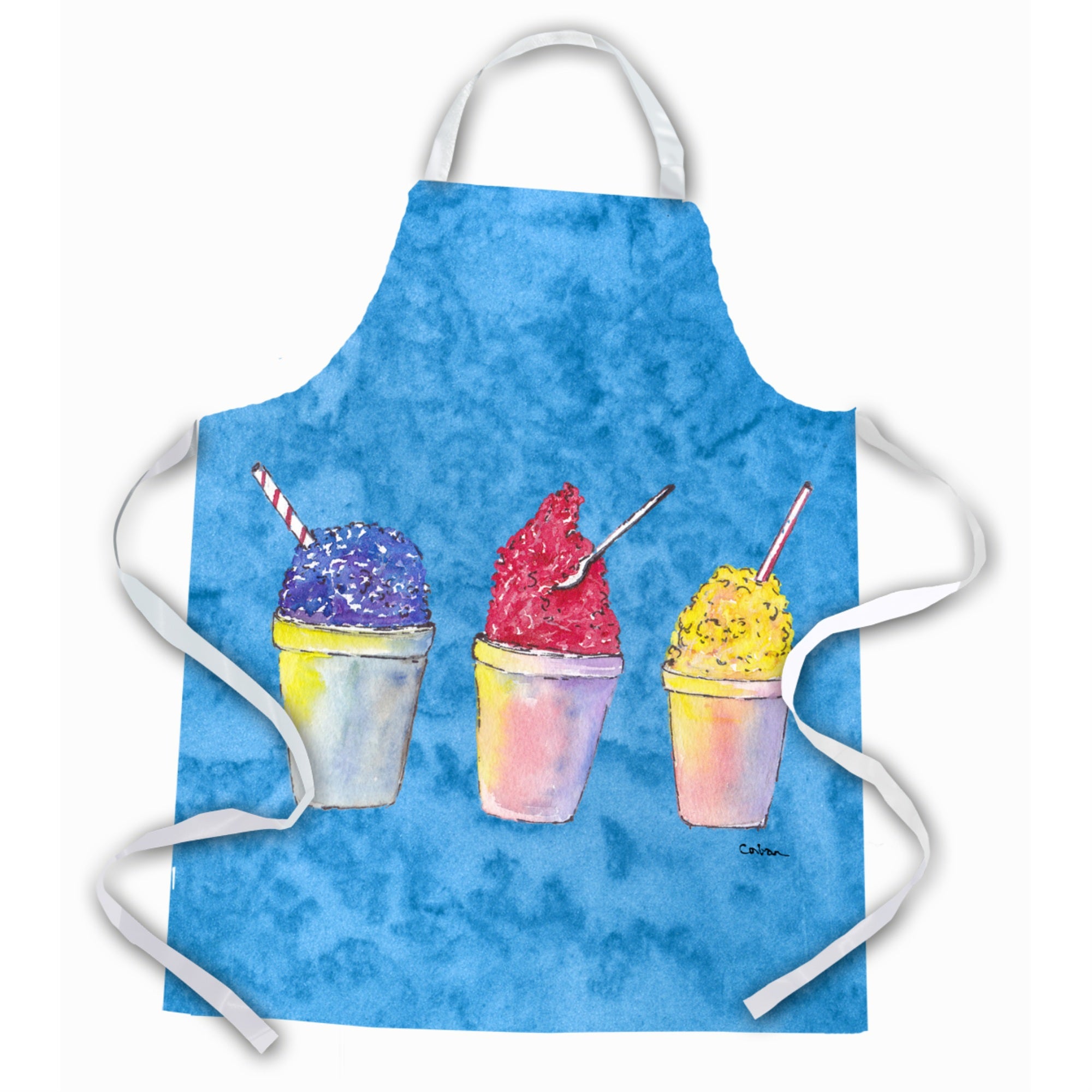 Caroline'S Treasures 8780Apron Snowballs Apron, Large, Multicolor