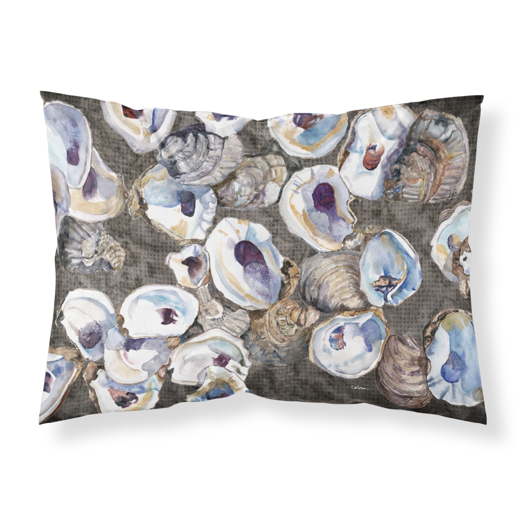 Caroline'S Treasures 8789Pillowcase Oysters Moisture Wicking Fabric Standard Pillowcase, Large, Multicolor