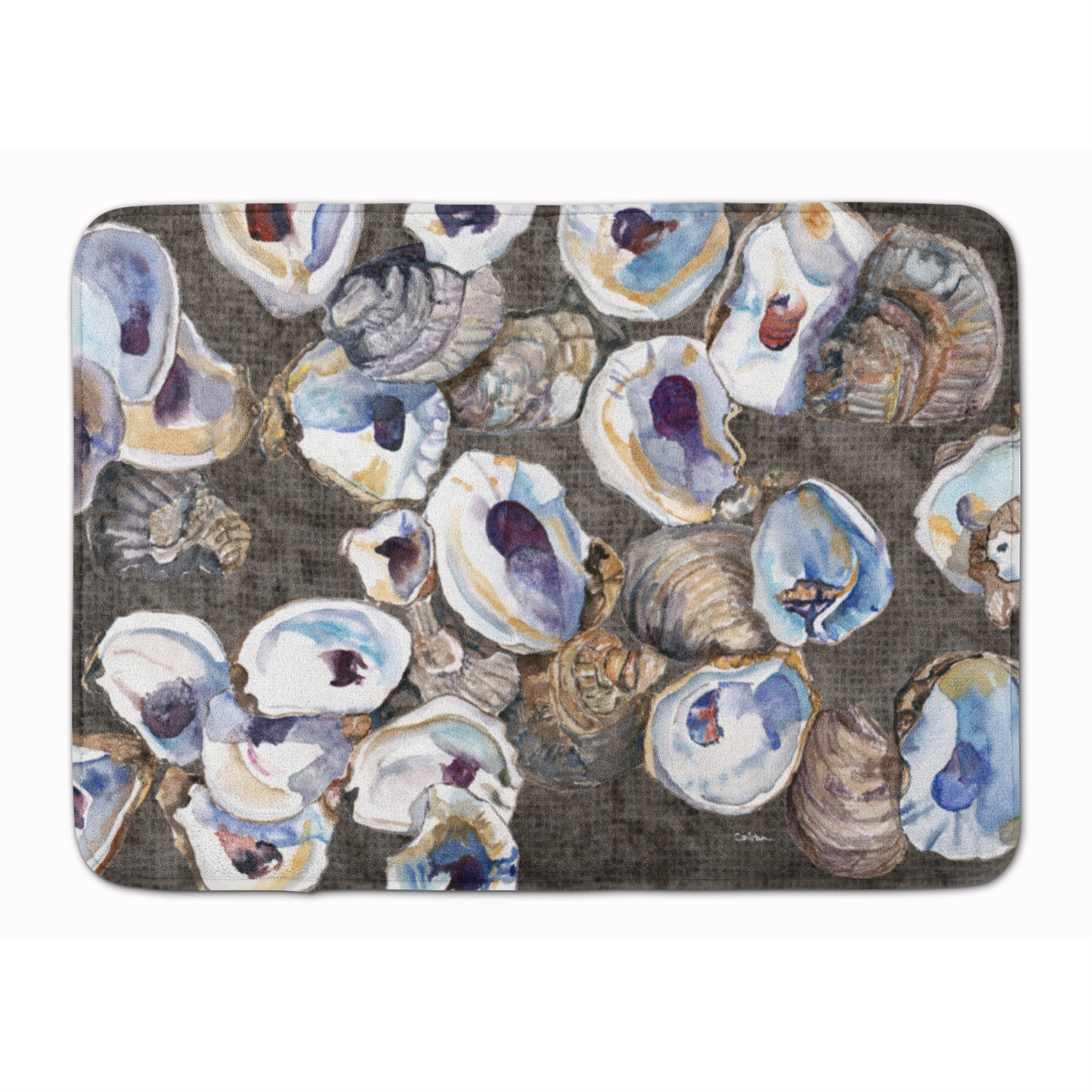 Caroline'S Treasures Oysters Floor Mat, 19 X 27, Multicolor