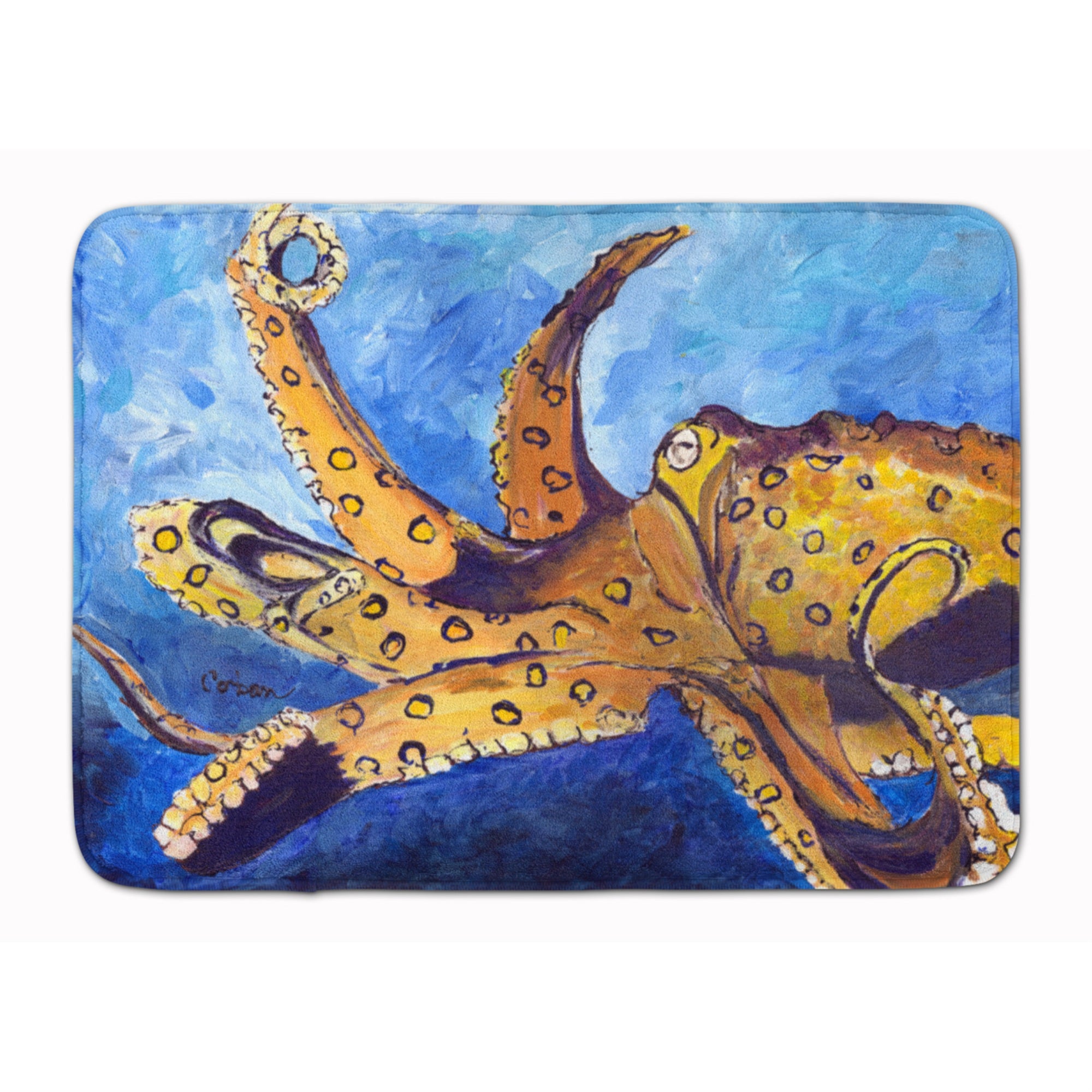 Caroline'S Treasures Octopus Floor Mat, 19 X 27, Multicolor