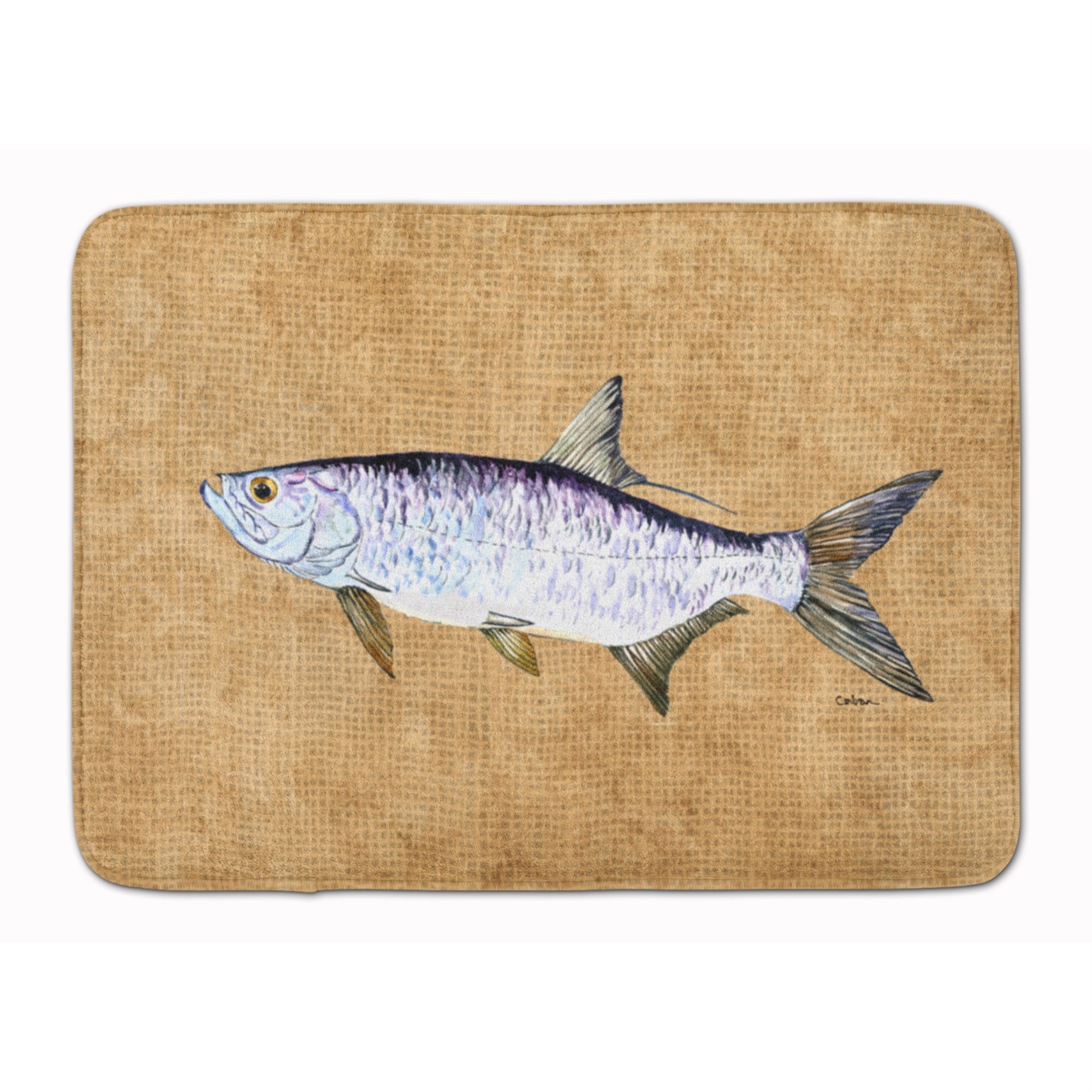 Caroline'S Treasures Tarpon Floor Mat, 19 X 27, Multicolor