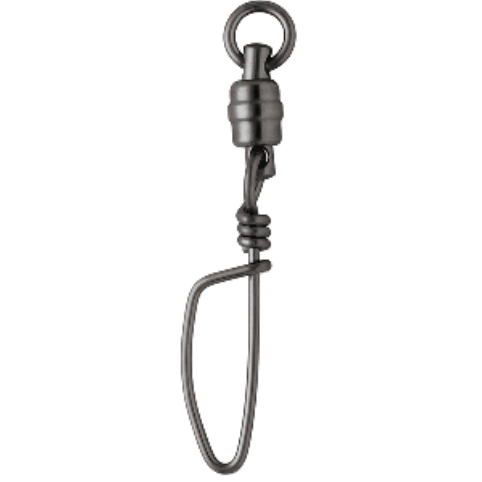Vmc Bshbtss Black Stainless Steel Heavy-Duty Ball Bearing Tournament Snap Swivel #6 - 320Lb *1-Pack