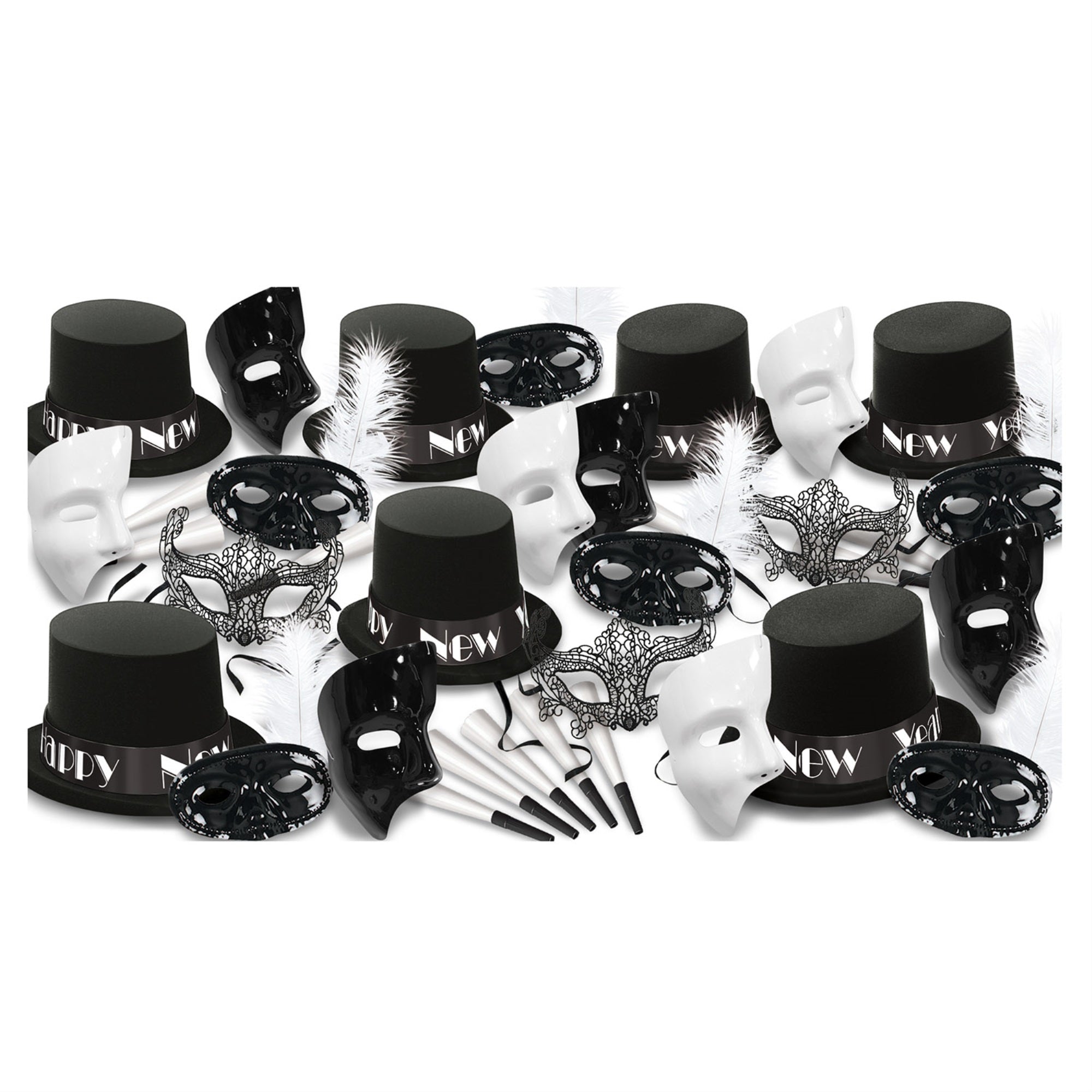 New Year Masquerade Asst For 50