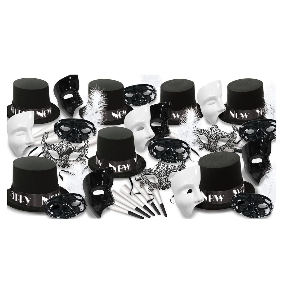 New Year Masquerade Asst For 50