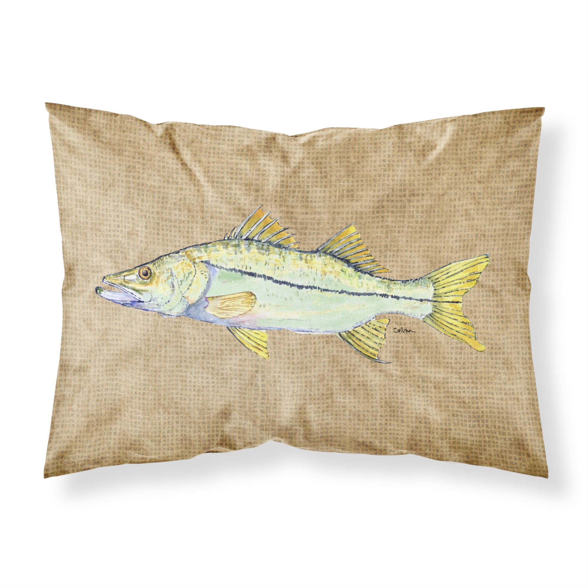 Caroline'S Treasures 8819Pillowcase Snook Moisture Wicking Fabric Standard Pillowcase, Large, Multicolor