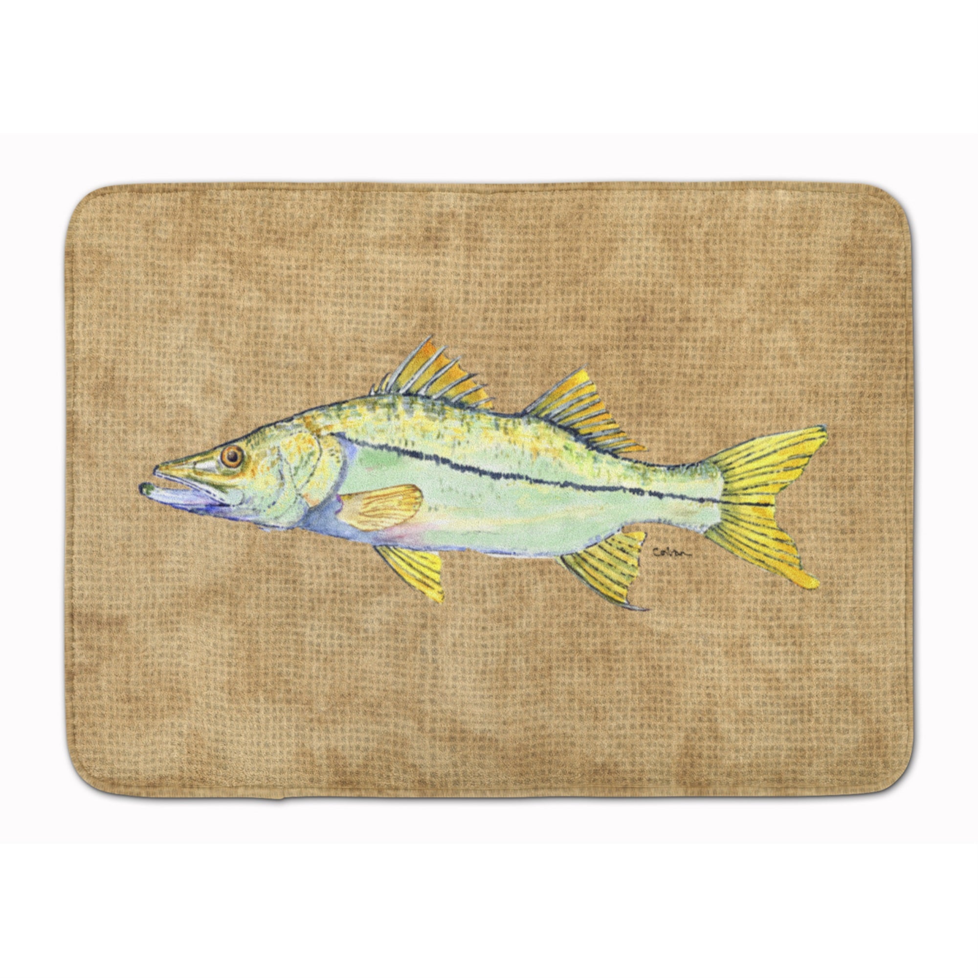 Caroline'S Treasures Snook Floor Mat, 19 X 27, Multicolor