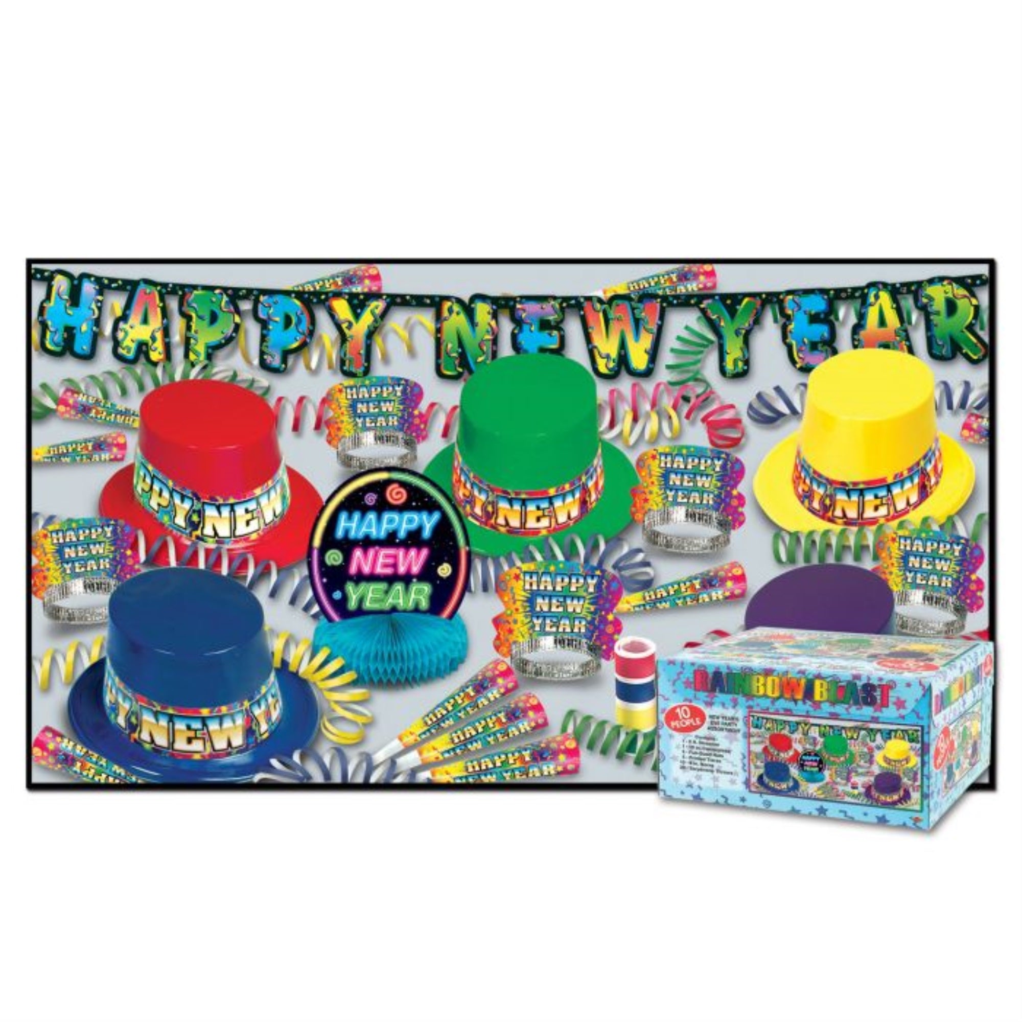 Rainbow Blast Asst For 10