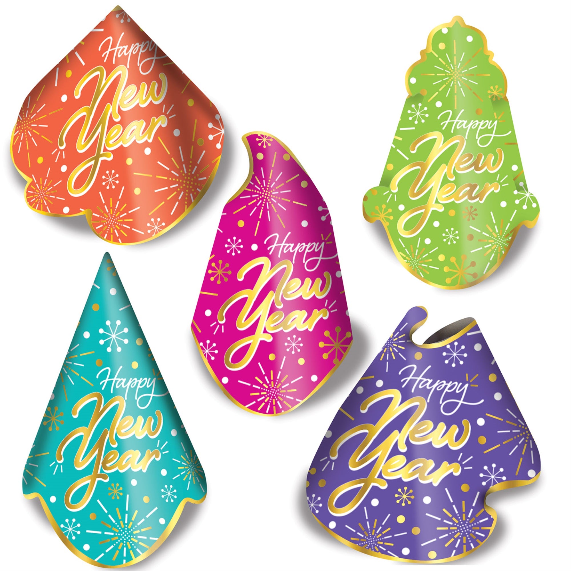 Neon Burst Hat Assortment, (Pack Of 50)