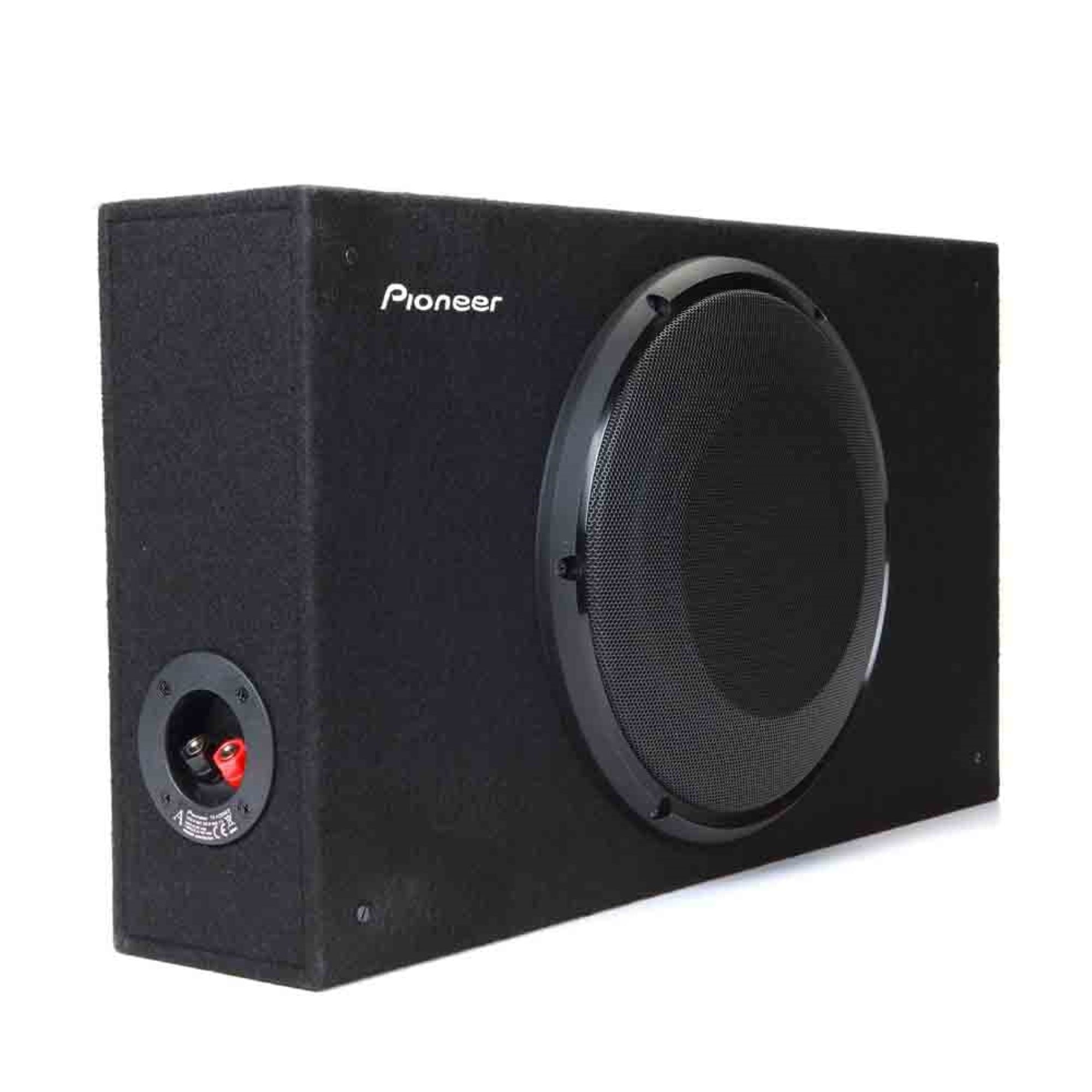 10-In 1200 W Max Power/ 300 W Rms, Single 2W Voice Coil, Rubber Surround - Shallow-Mount Pre-Loaded Enclosure Subwoofer