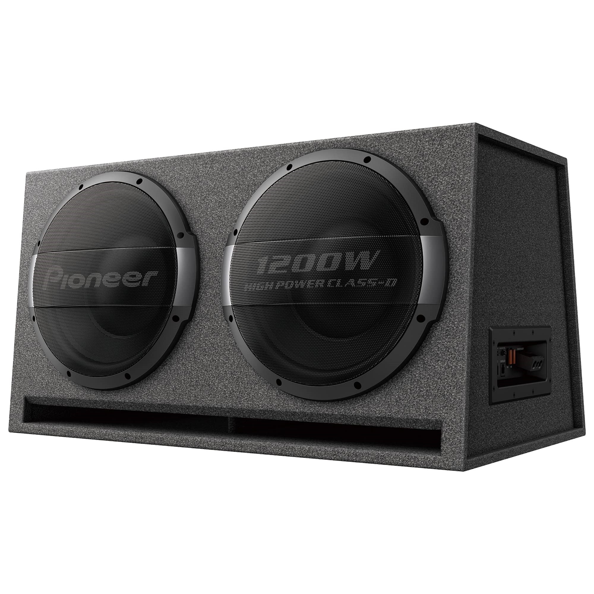 12-In - 3000W Max Power, Built-In 1200W Output Amplifier - Ported Active Enclosure Subwoofer