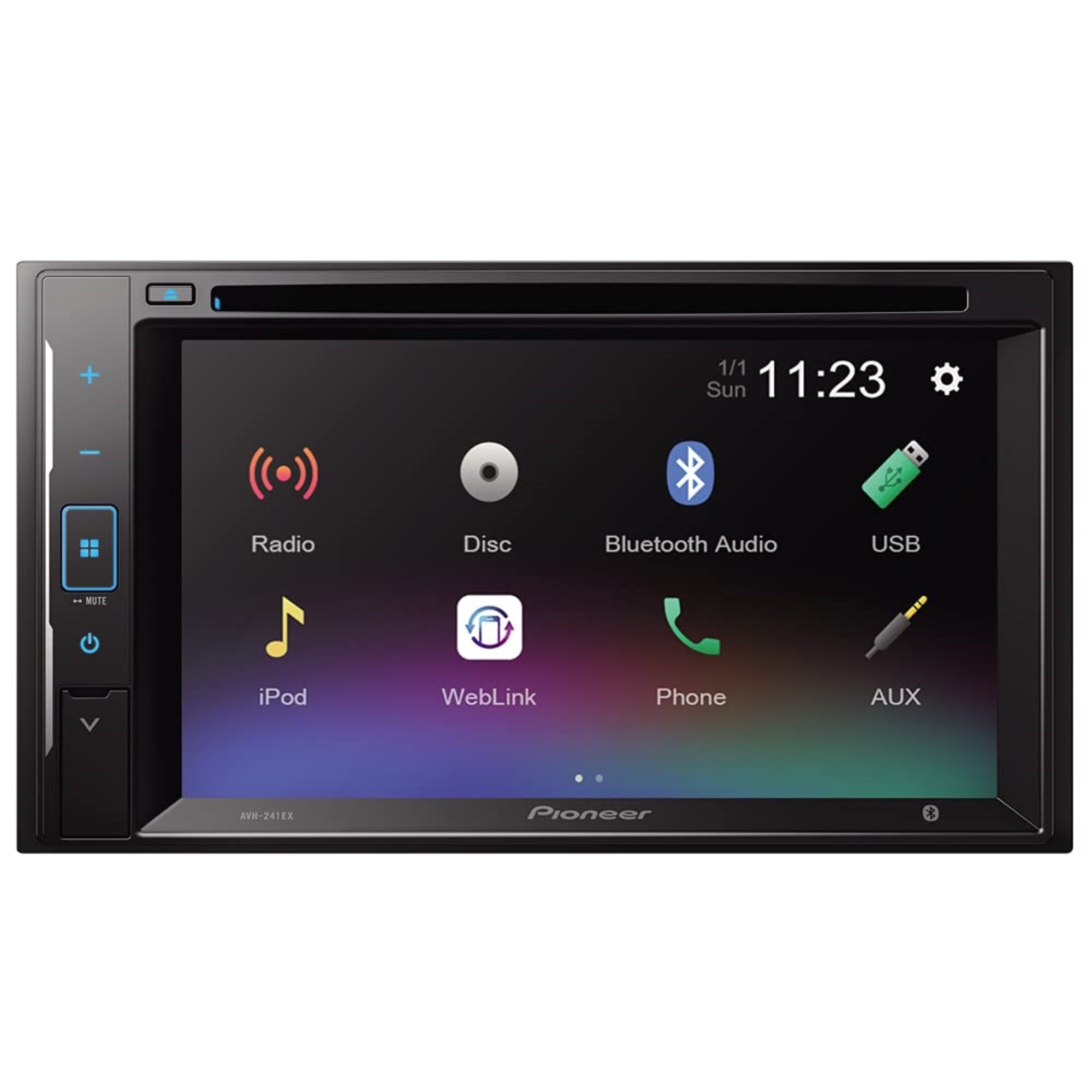 6.2-In- Resistive Touchscreen, Amazon Alexa Built-In When Paired With Pioneer Vozsis App, Bluetooth Back Up Camera Ready - Dvd Receiver