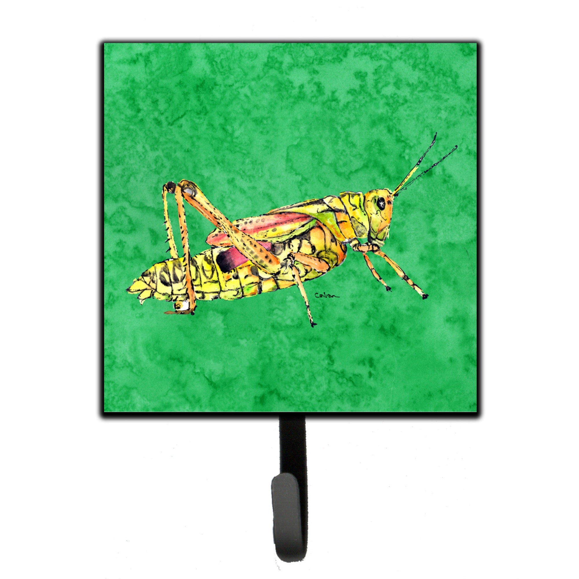 Caroline'S Treasures 8849Sh4 Grasshopper On Green Leash Or Key Holder, Small, Multicolor