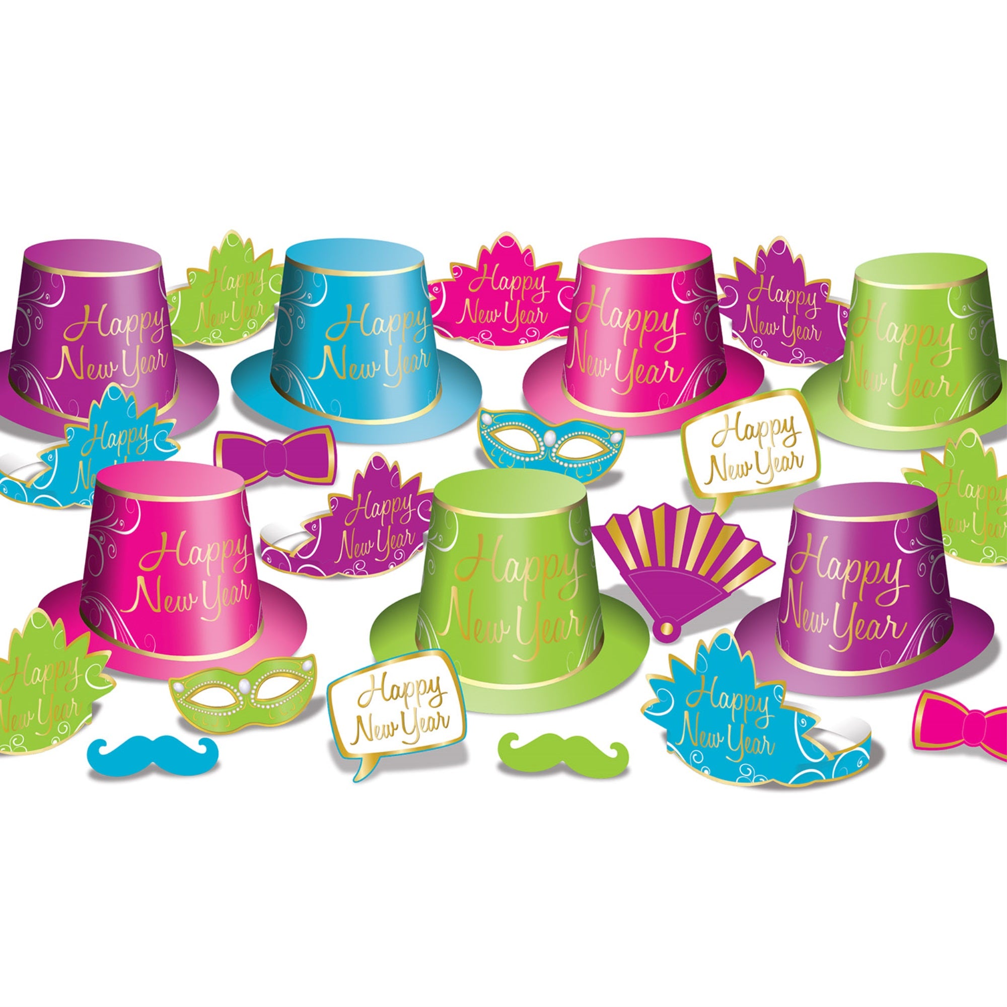 Simply Paper New Year Asst For 50