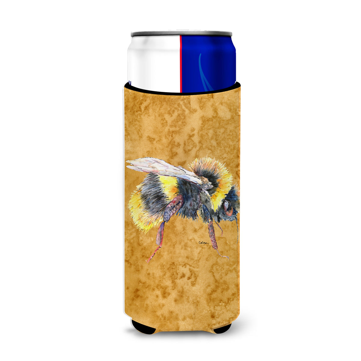 Bee On Gold Ultra Beverage Insulators For Slim Cans 8850Muk