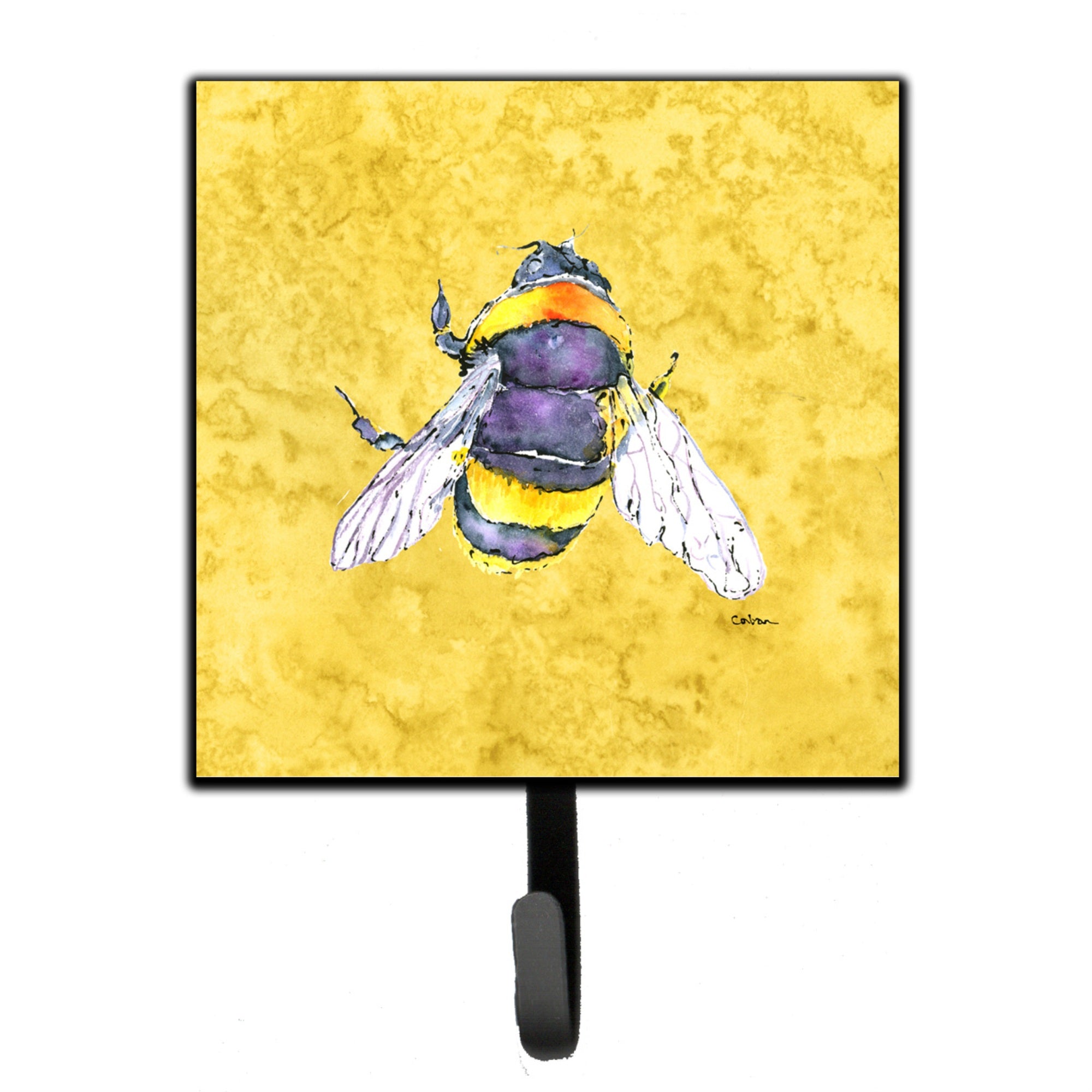 Caroline'S Treasures 8852Sh4 Bee On Yellow Leash Or Key Holder, Small, Multicolor