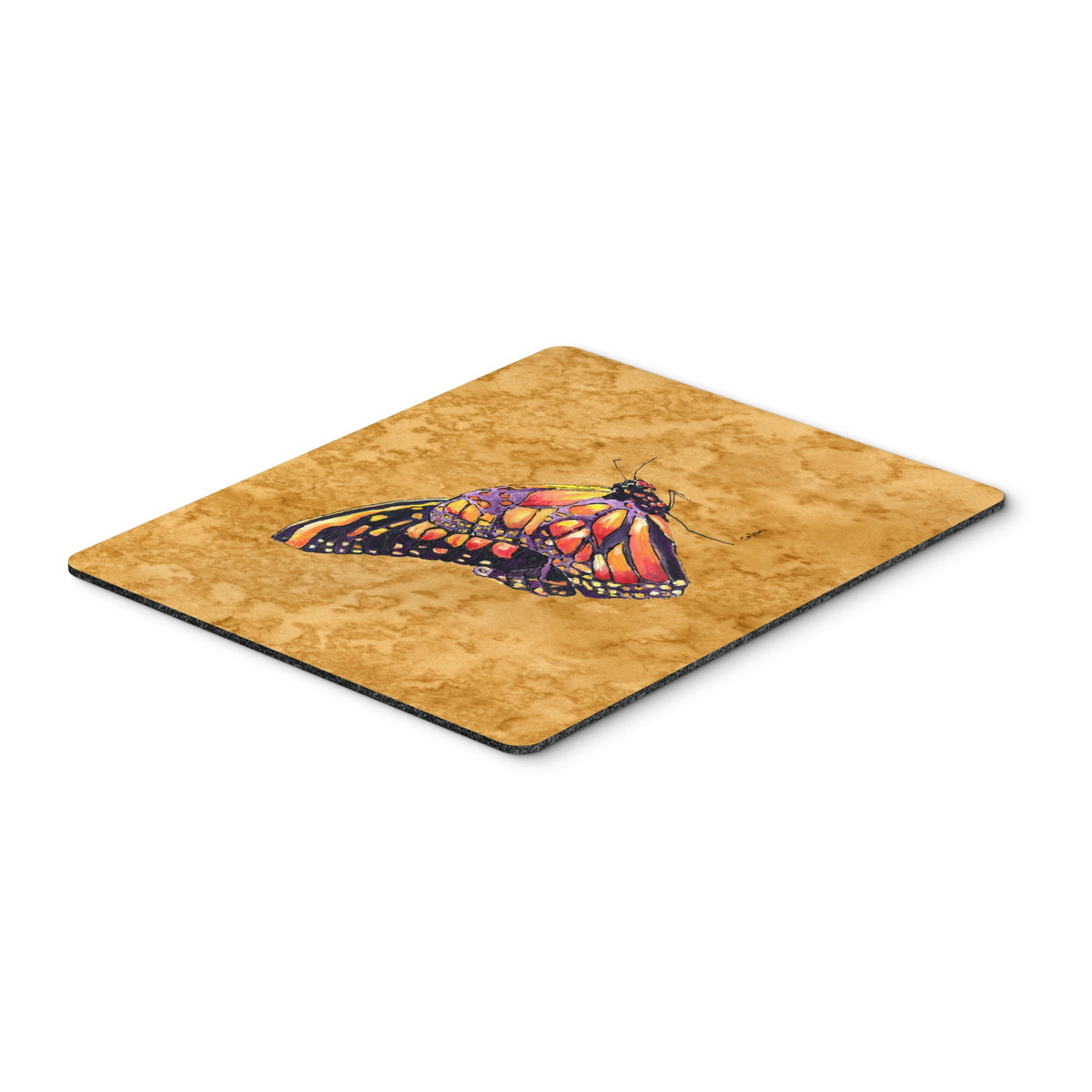 Caroline'S Treasures Butterfly On Gold Mouse Pad/Hot Pad/Trivet (8858Mp)