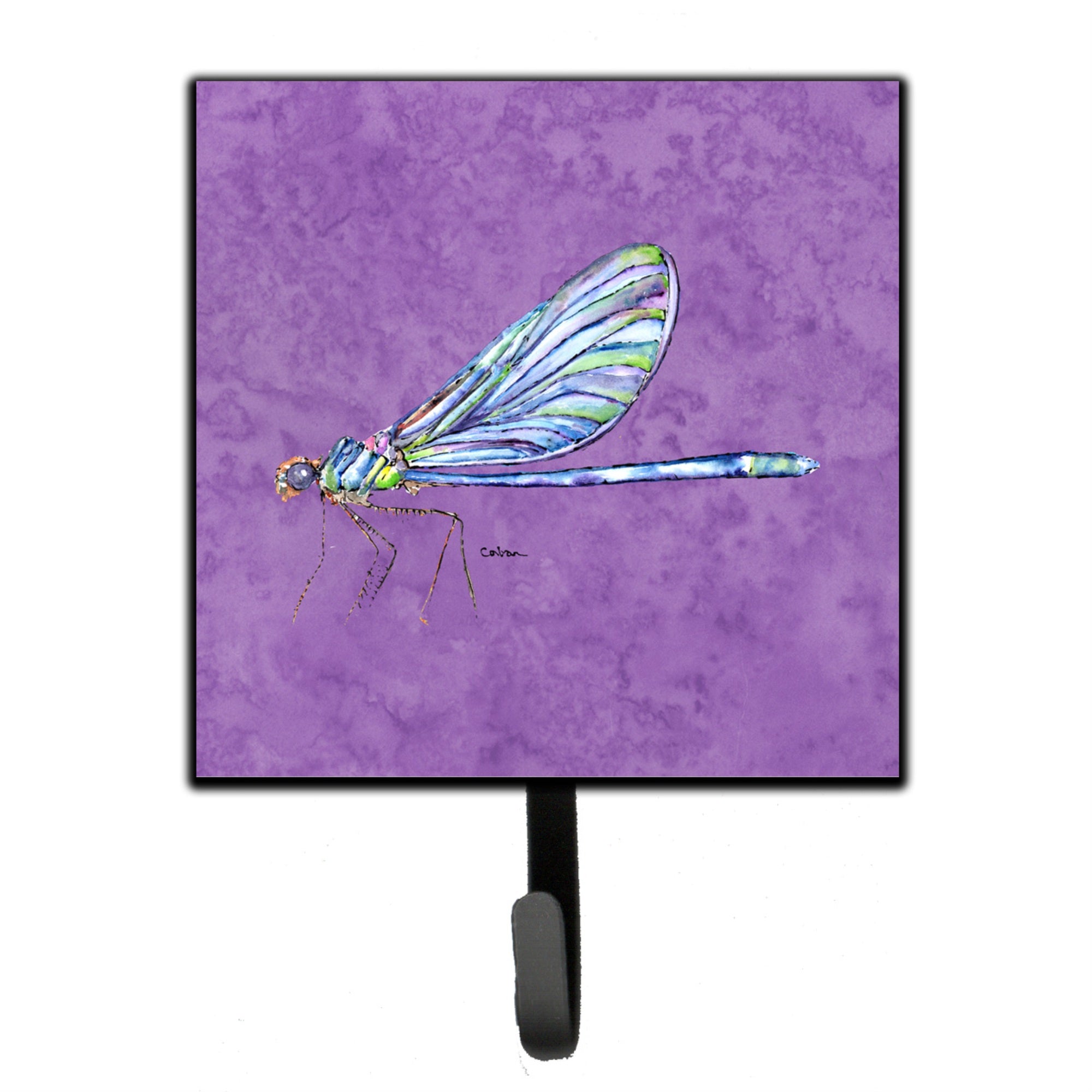 Caroline'S Treasures 8865Sh4 Dragonfly On Purple Leash Or Key Holder, Small, Multicolor