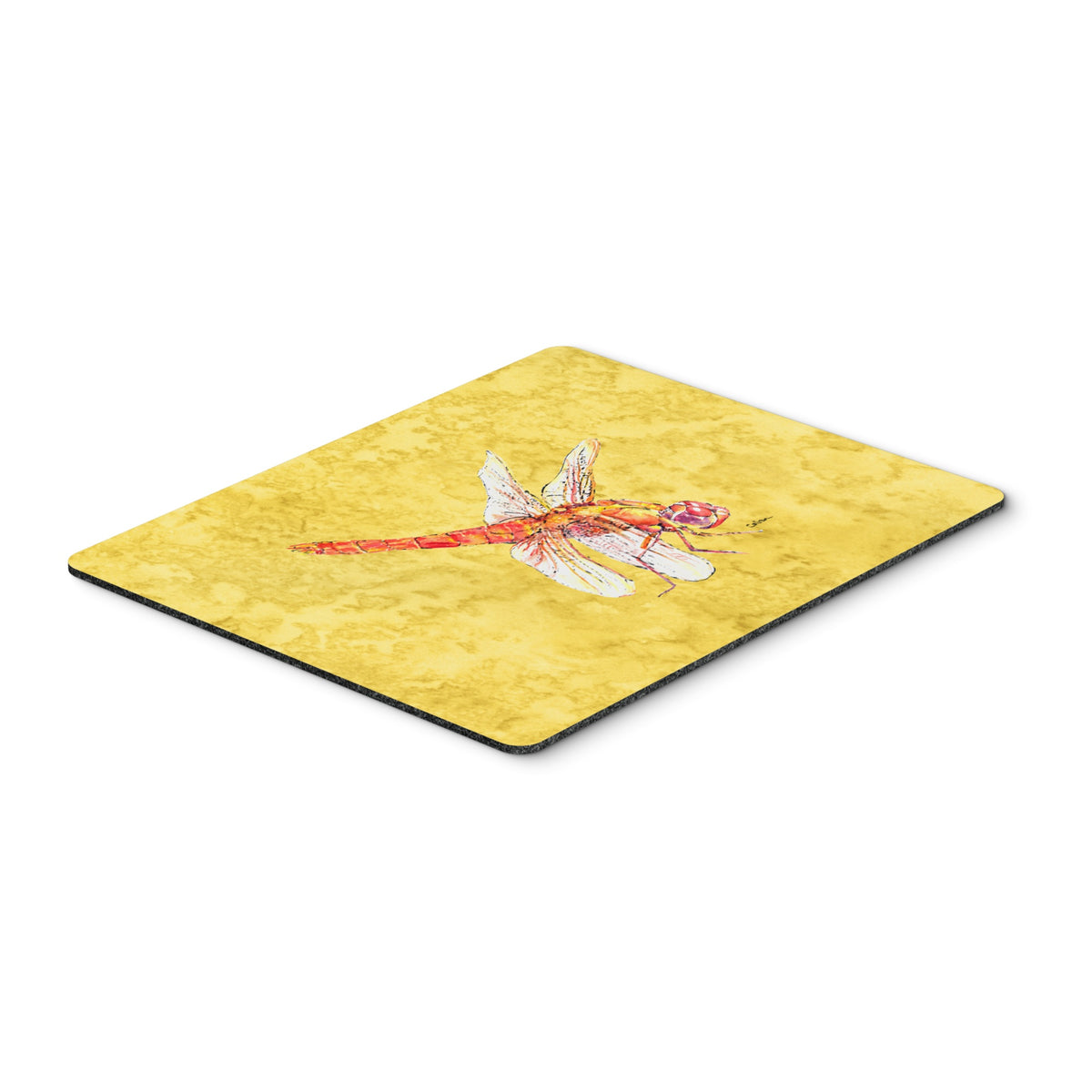 Caroline'S Treasures Dragonfly On Yellow Mouse Pad/Hot Pad/Trivet (8866Mp)