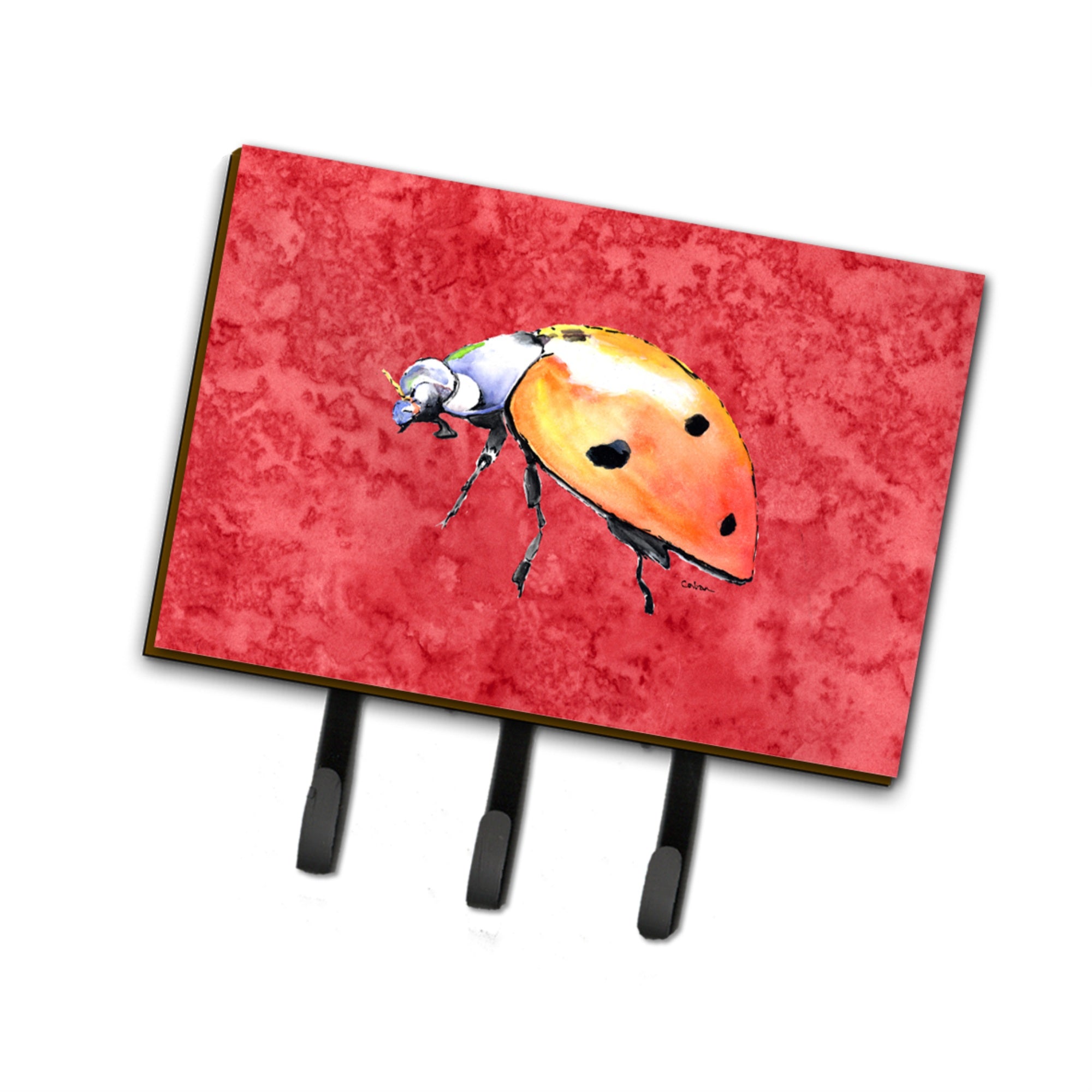 Caroline'S Treasures 8868Th68 Lady Bug On Red Leash Or Key Holder, Large, Multicolor