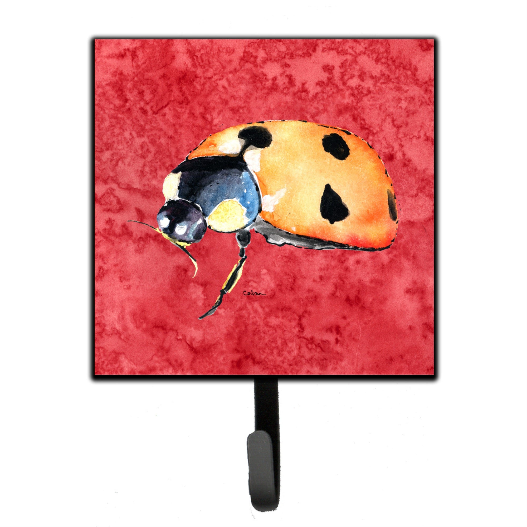 Caroline'S Treasures 8869Sh4 Lady Bug On Red Leash Or Key Holder, Small, Multicolor