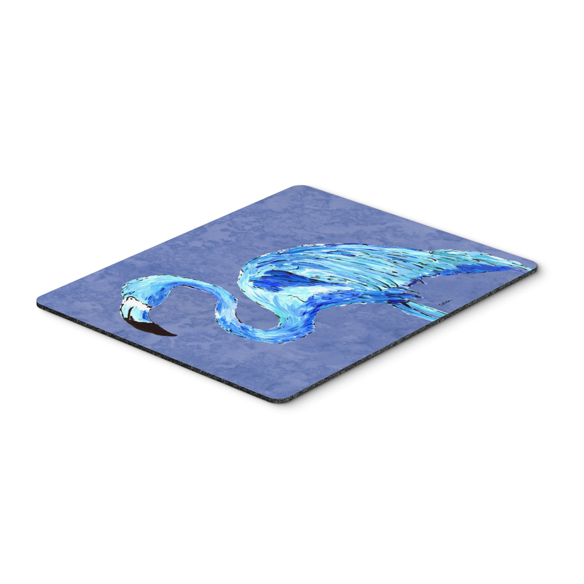 Caroline'S Treasures Flamingo On Slate Blue Mouse Pad/Hot Pad/Trivet (8873Mp)