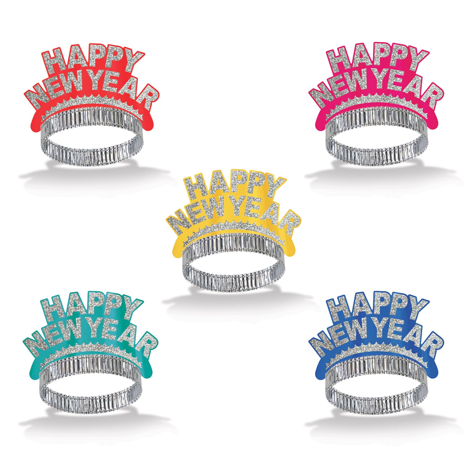 Happy New Year Tiaras (Pack of 50)